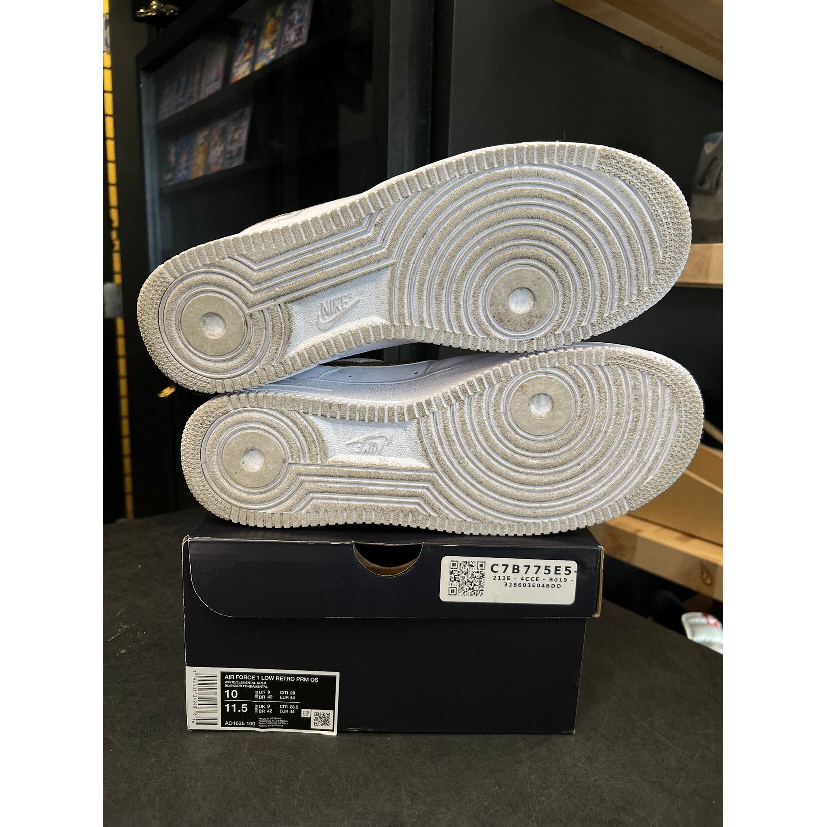 Nike Nike Air Force 1 Low Retro Ivory Snake Size 10, PREOWNED