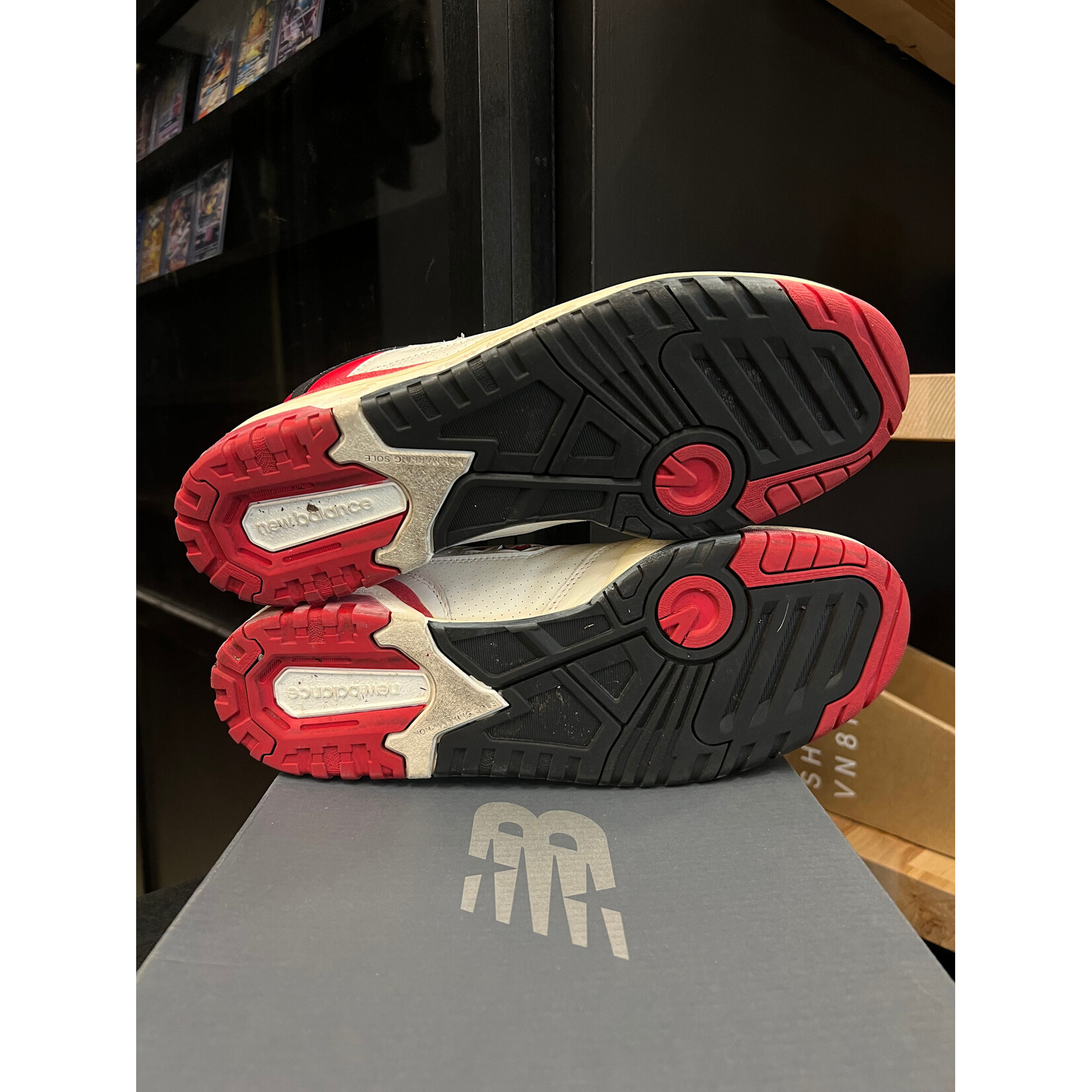 New New Balance 550 Vintage Pack Team Red Size 10.5, PREOWNED