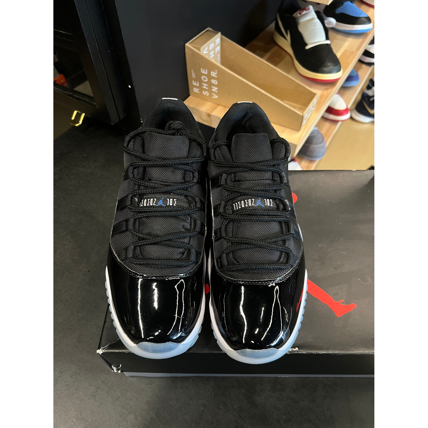 Jordan Jordan 11 Retro Low Space Jam Size 10.5, PREOWNED