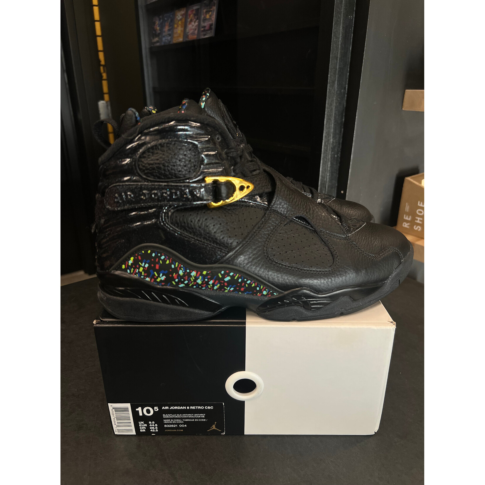 Jordan Jordan 8 Retro Confetti Size 10.5, PREOWNED