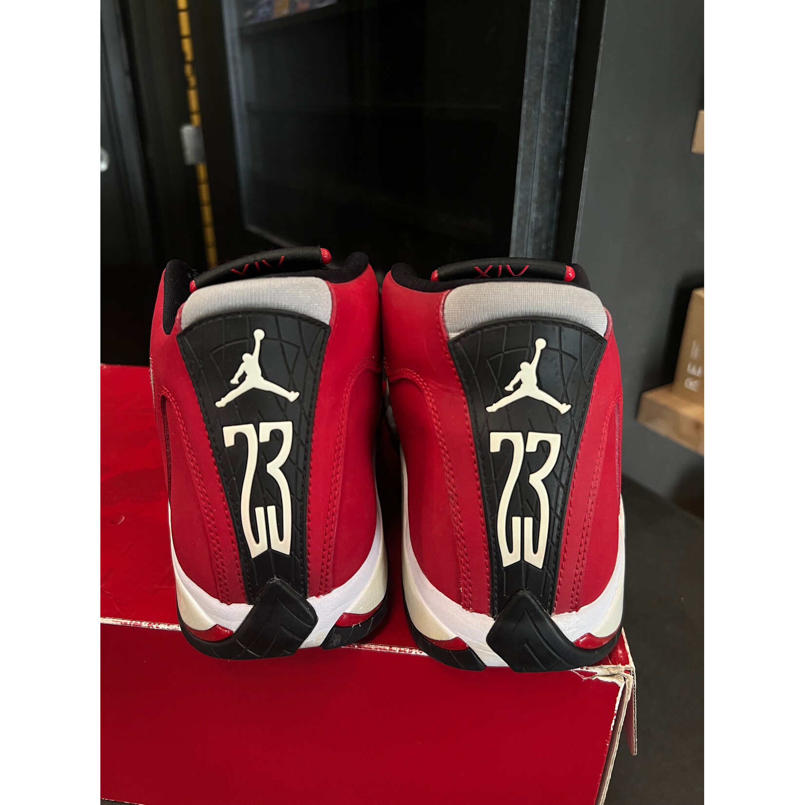Jordan Jordan 14 Retro Gym Red Toro Size 10.5, PREOWNED