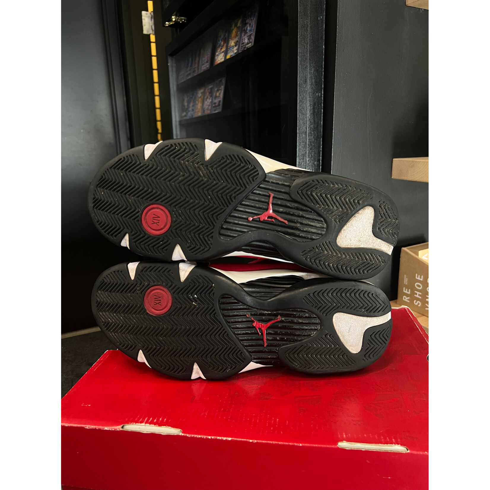 Jordan Jordan 14 Retro Gym Red Toro Size 10.5, PREOWNED