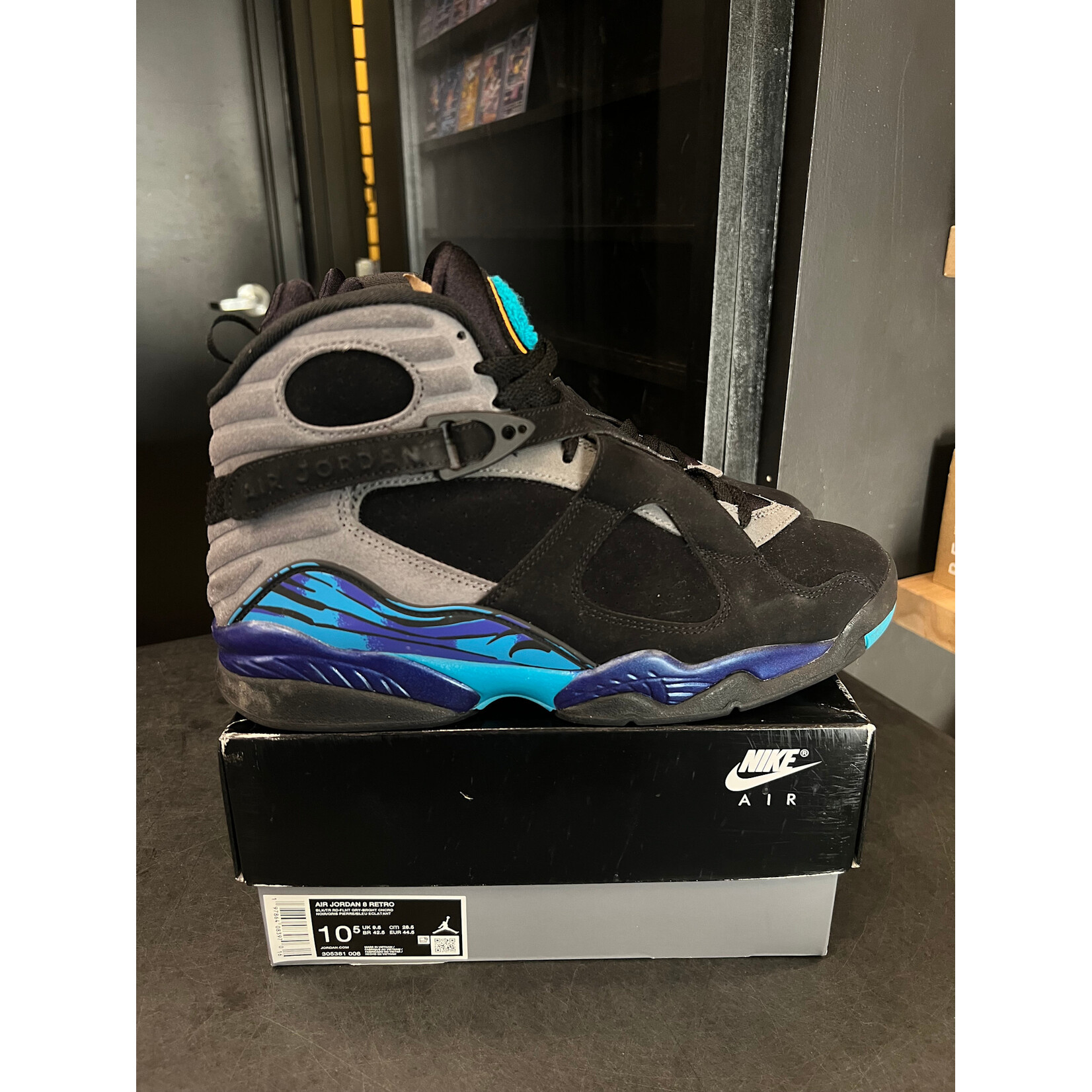Jordan Jordan 8 Retro Aqua (2025) Size 10.5, PREOWNED