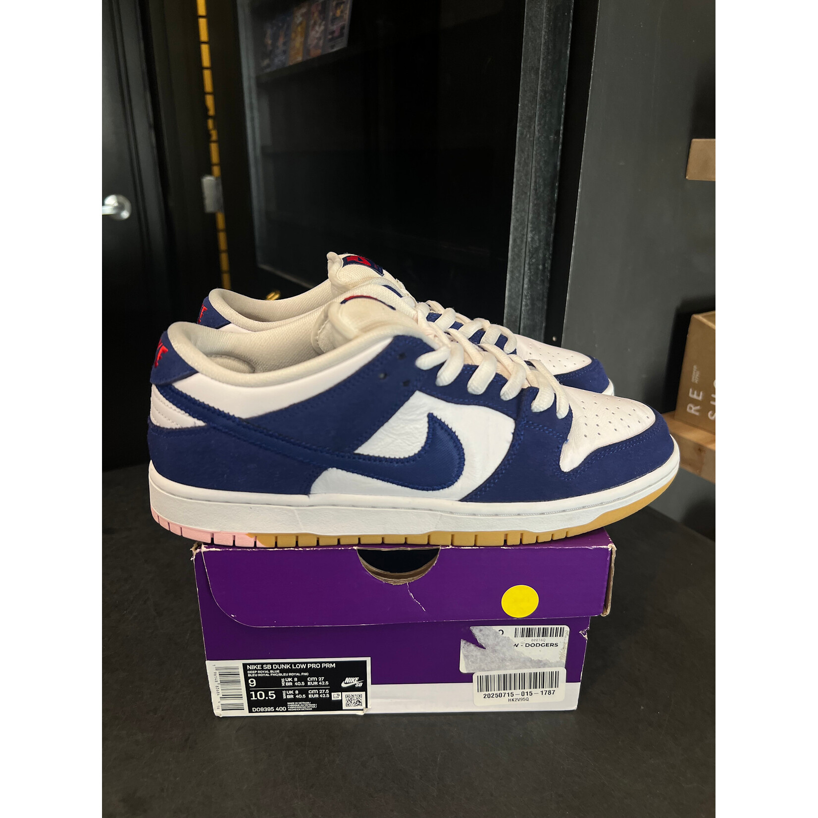Nike Nike SB Dunk Low Los Angeles Dodgers Size 9, PREOWNED