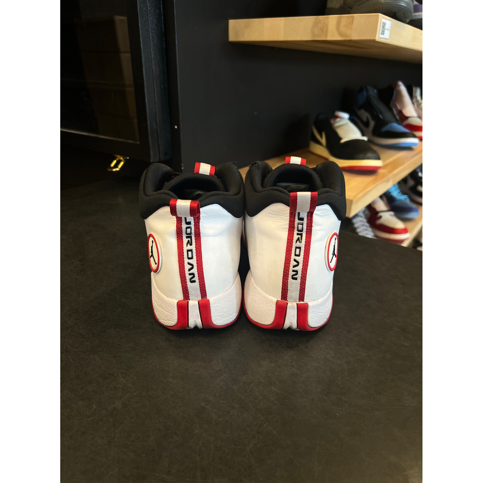 Jordan Jordan Jumpman Pro Quick White Varsity Red Black Size 10, PREOWNED