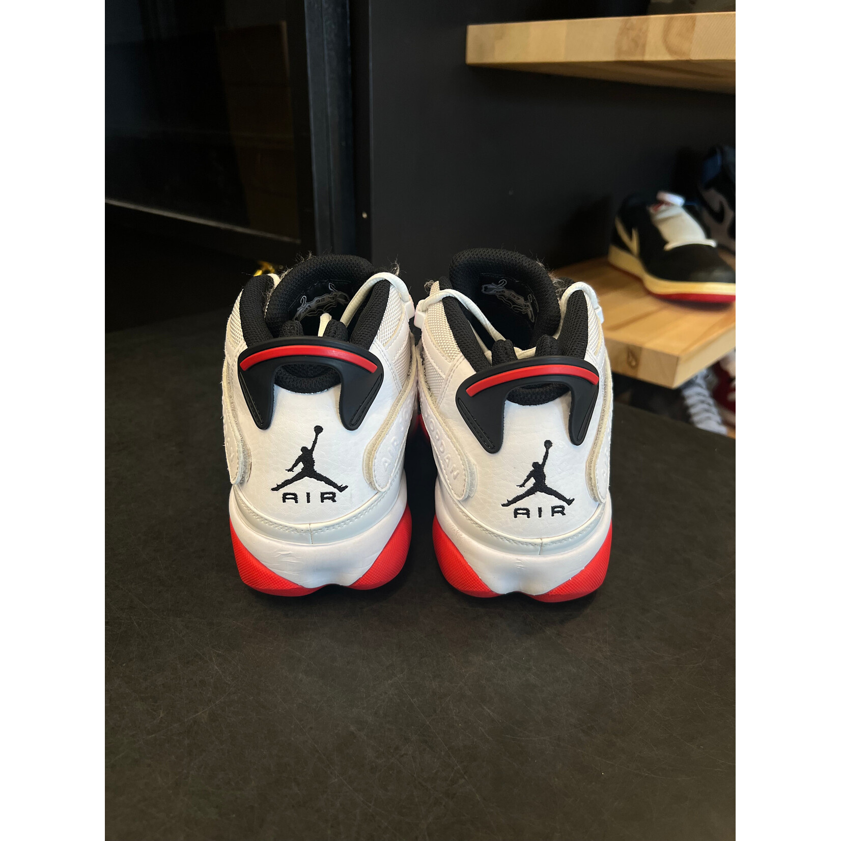 Jordan Jordan 6 Rings White University Red Black Size 10.5, PREOWNED