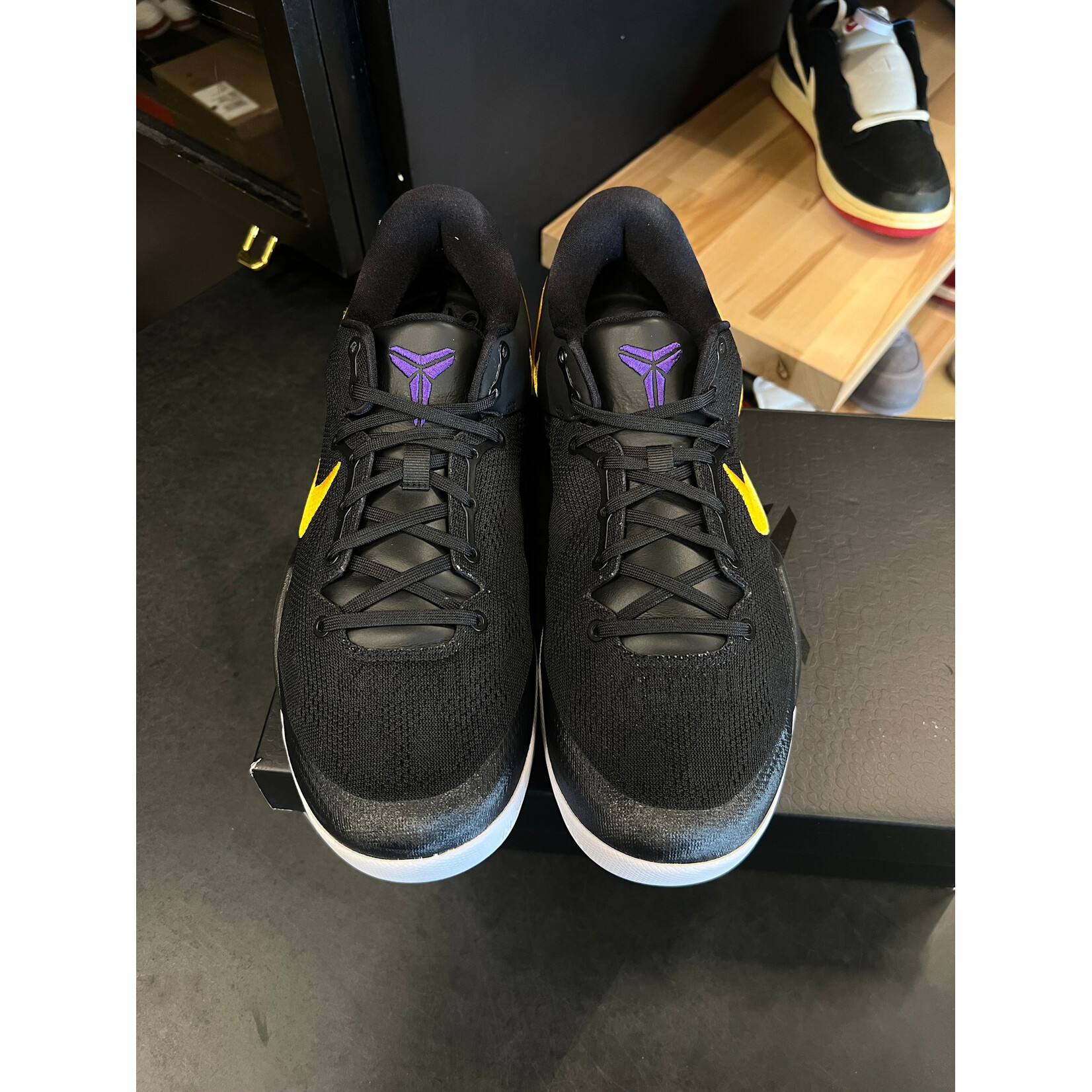 Nike Nike Kobe 8 Protro Lakers Away Size 12, PREOWNED