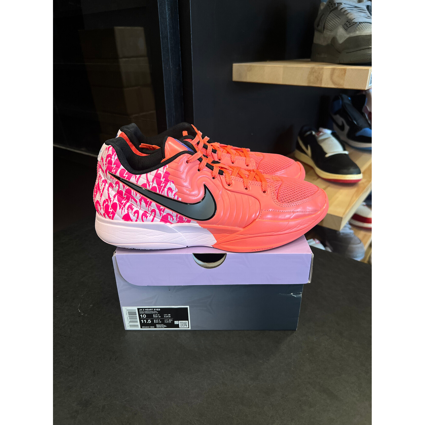 Nike Nike Ja 2 Heart Eyes Size 10, PREOWNED