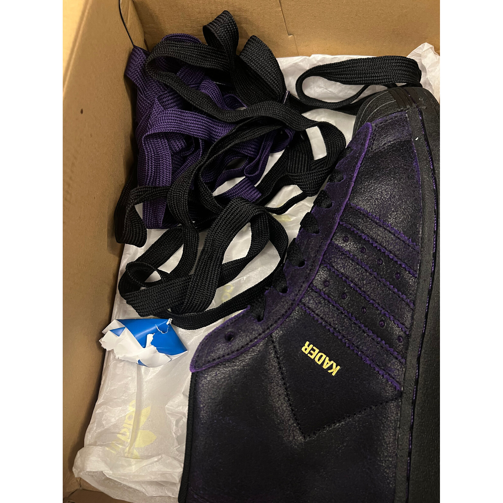 Adidas adidas Pro Model ADV Kader Dark Purple Size 8, PREOWNED