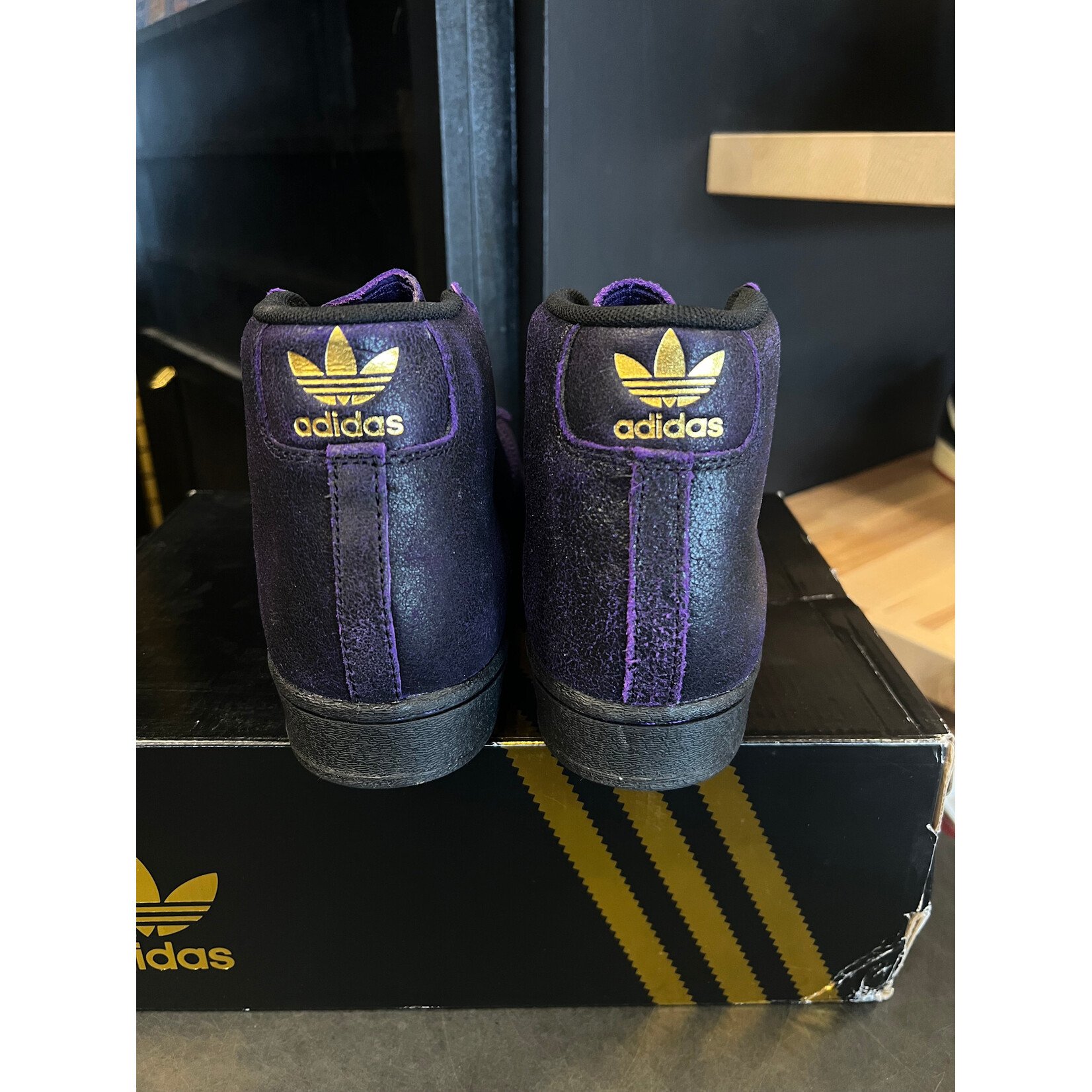 Adidas adidas Pro Model ADV Kader Dark Purple Size 8, PREOWNED