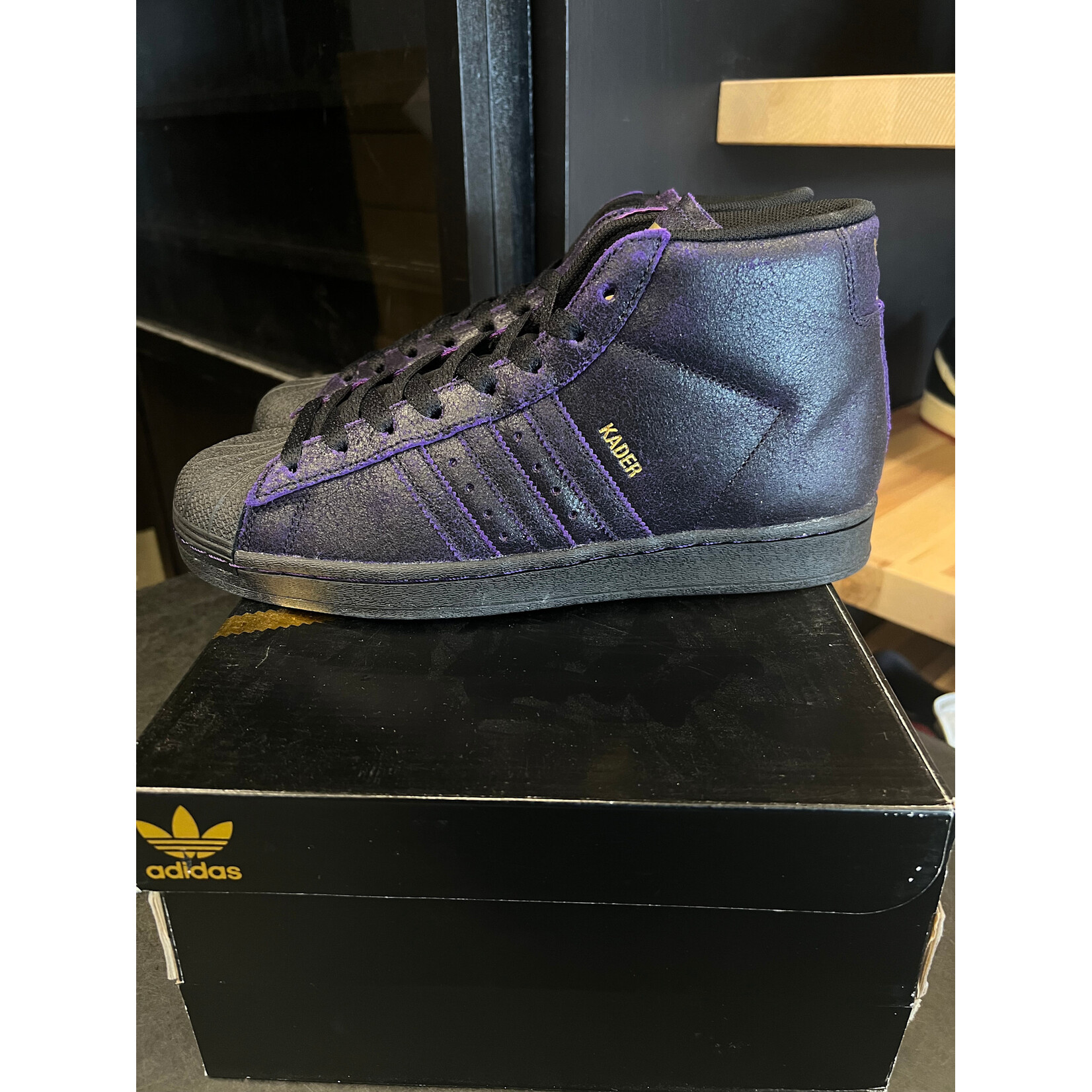 Adidas adidas Pro Model ADV Kader Dark Purple Size 8, PREOWNED