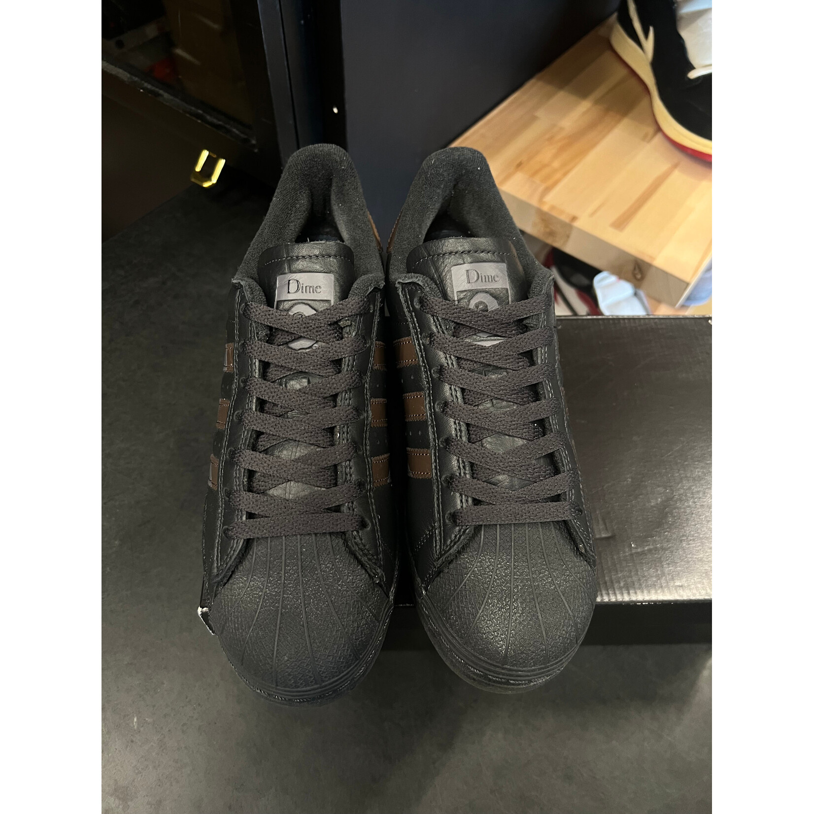 Adidas adidas Superstar ADV Dime Cloud Carbon Size 8, PREOWNED