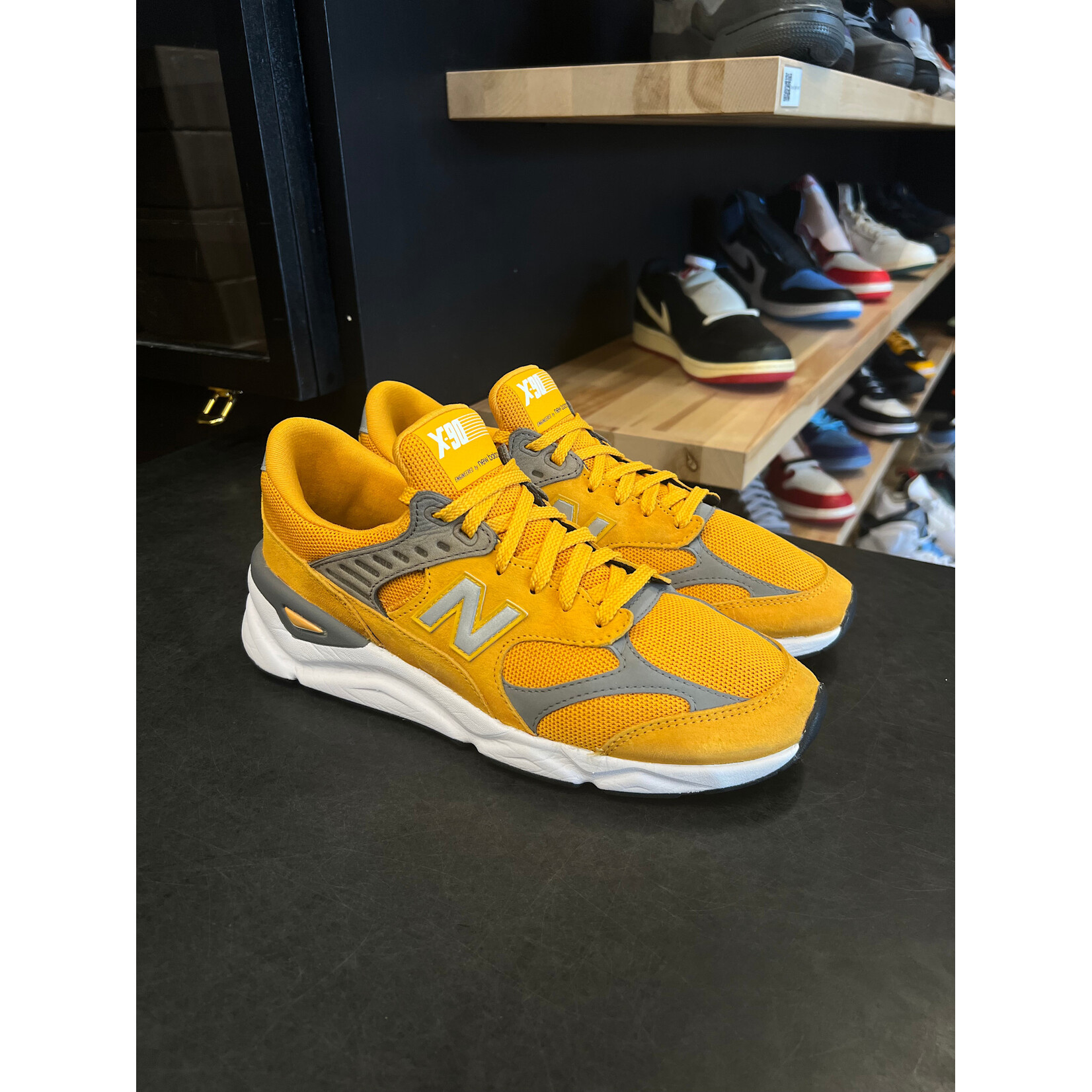 New New Balance X-90 Mustard Yellow Size 10.5, PREOWNED