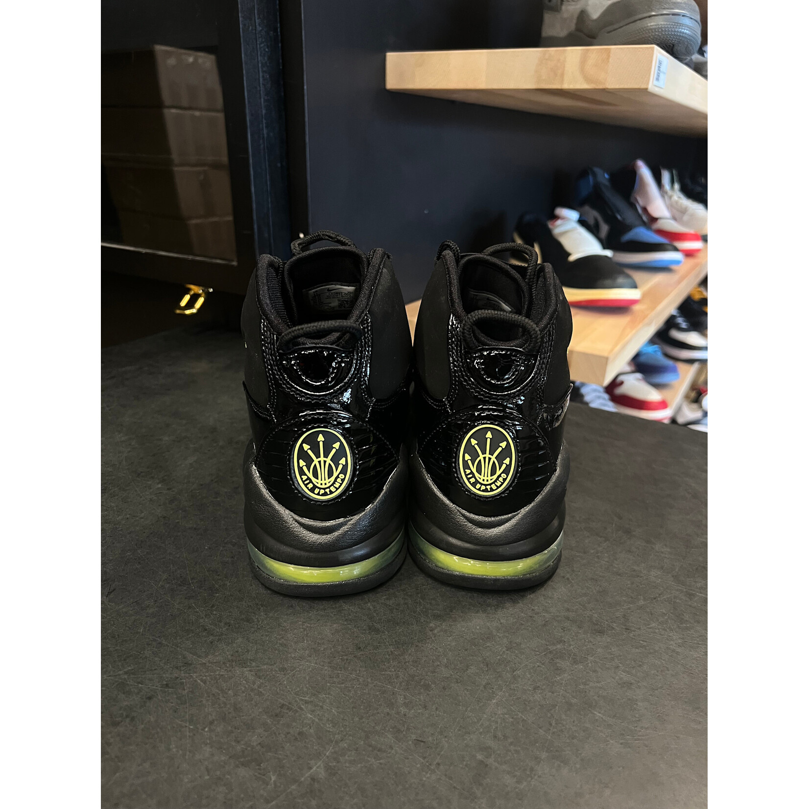 Nike Nike Air Max Uptempo 95 Black Volt Size 11, PREOWNED