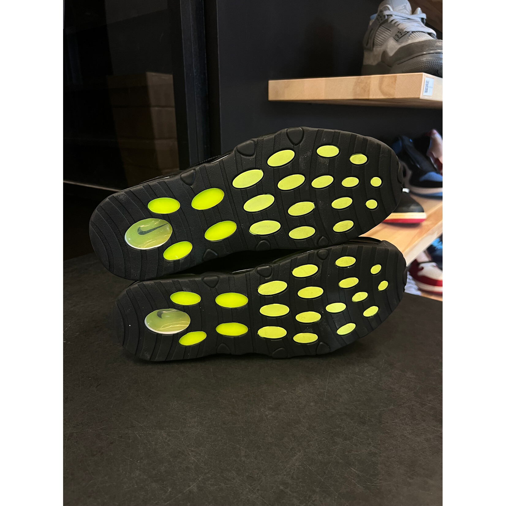 Nike Nike Air Max Uptempo 95 Black Volt Size 11, PREOWNED