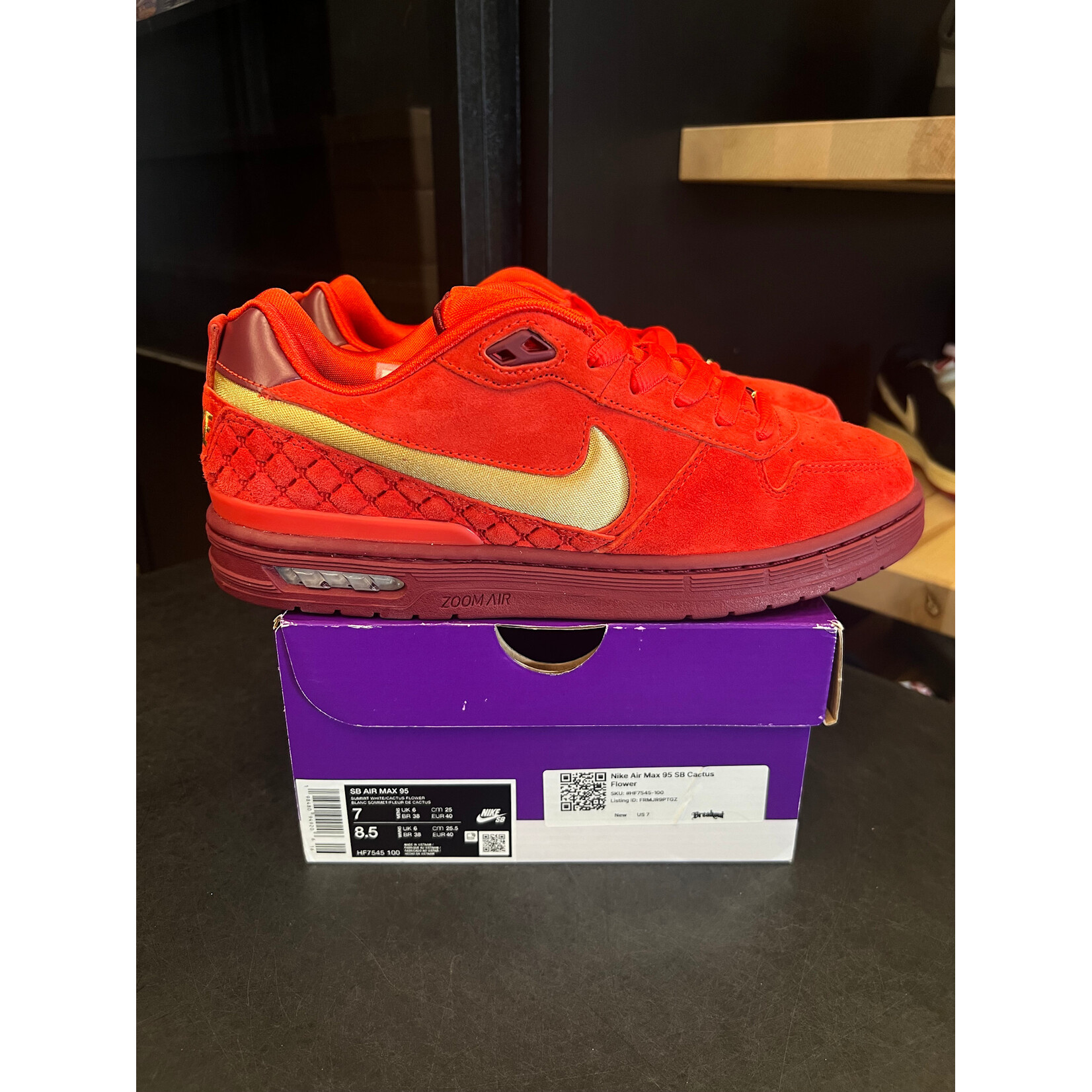Nike Nike SB Zoom Air Paul Rodriguez 1 Habanero Red All-Star Size 9.5, PREOWNED