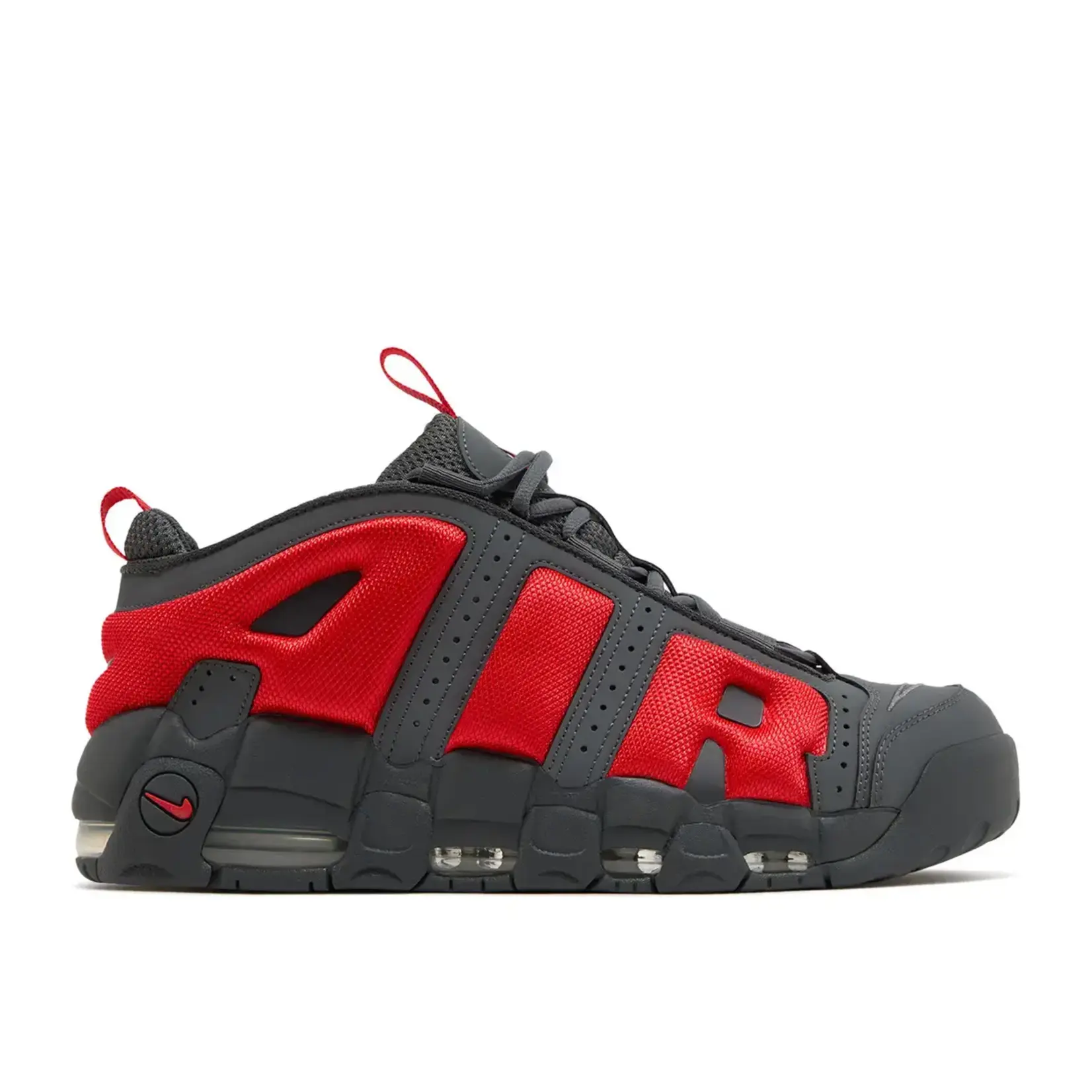 Nike Nike Air More Uptempo Low Dark Grey Light Crimson Size 12.5, DS BRAND NEW*