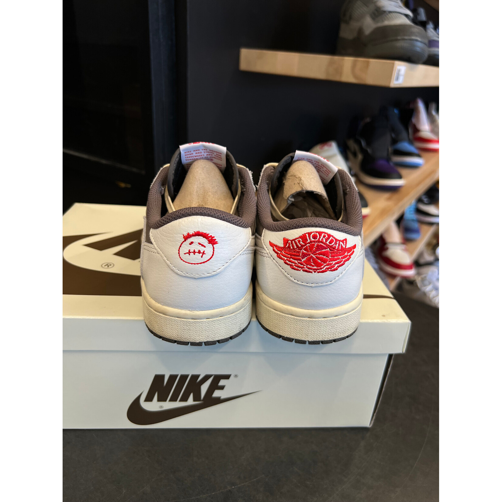 Jordan Jordan 1 Retro Low OG SP Travis Scott Reverse Mocha Size 7, PREOWNED