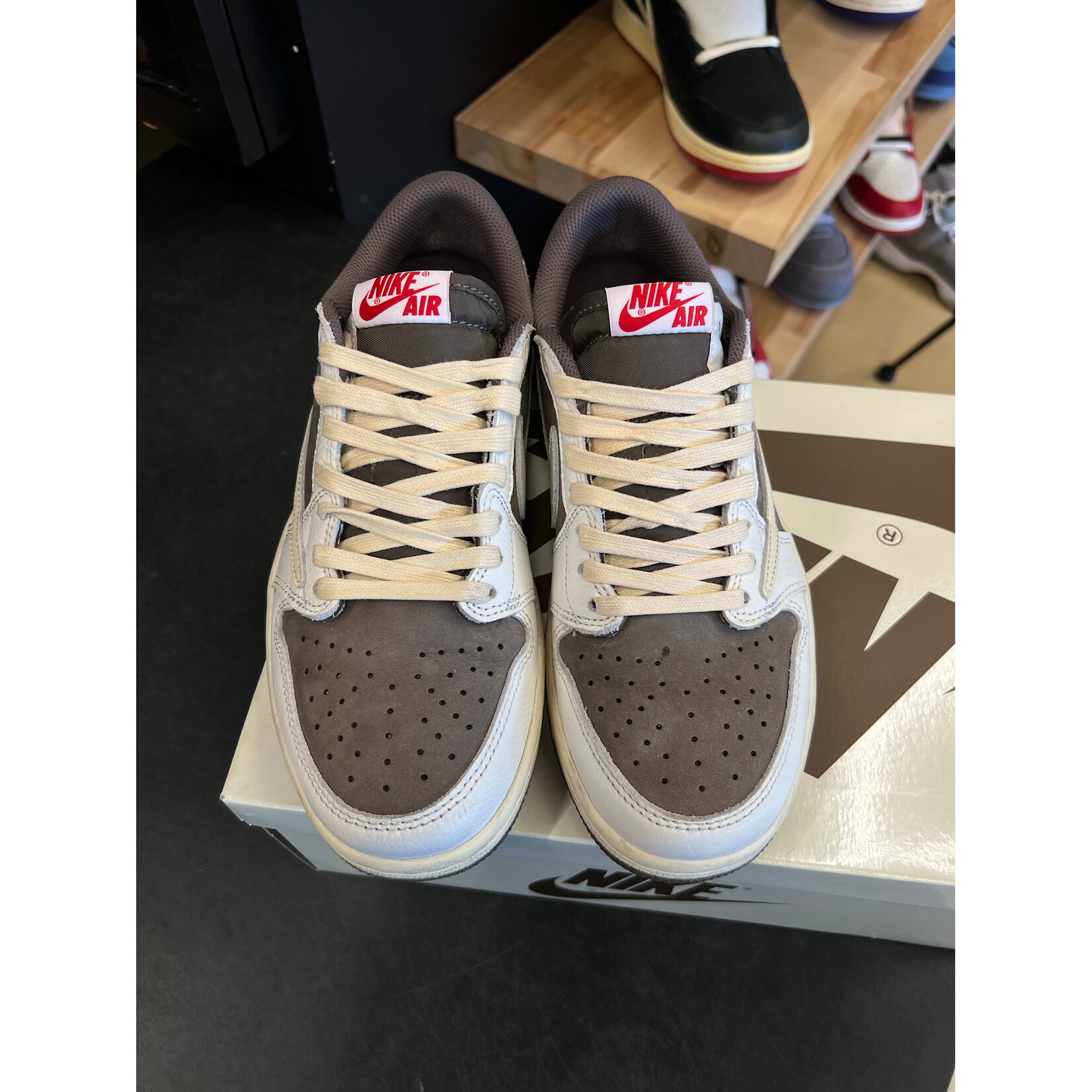 Jordan Jordan 1 Retro Low OG SP Travis Scott Reverse Mocha Size 7, PREOWNED