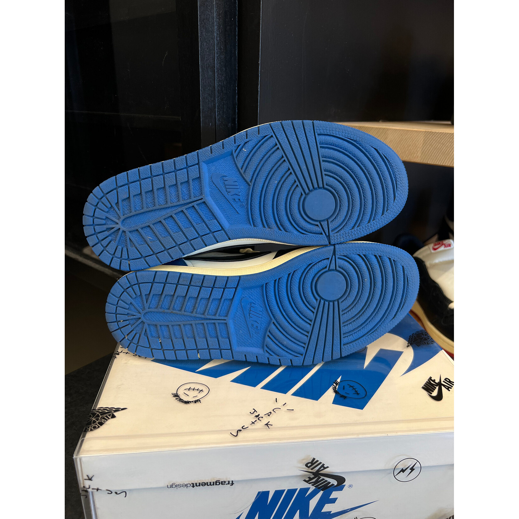 Jordan Jordan 1 Retro Low OG SP Fragment x Travis Scott Size 8, PREOWNED