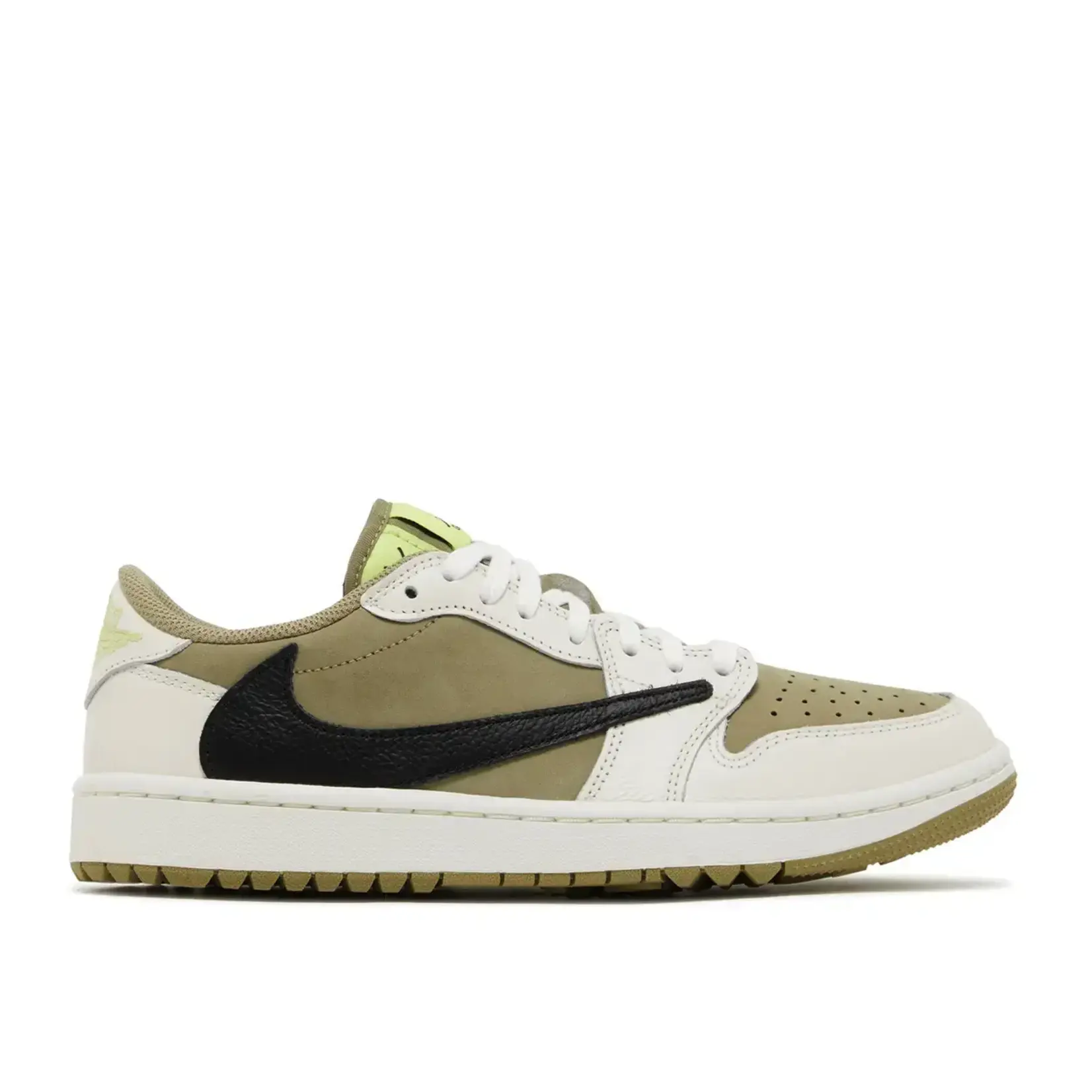 Jordan Jordan 1 Retro Low Golf Travis Scott Neutral Olive Size 7.5, DS BRAND NEW*