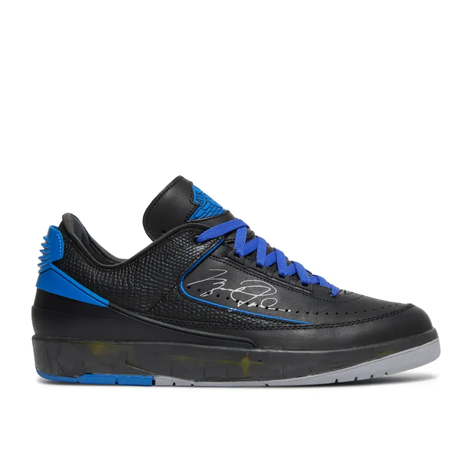 Jordan Jordan 2 Retro Low SP Off-White Black Blue Size 8.5, DS BRAND NEW
