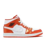 Jordan Jordan 1 Mid Metallic Orange Size 8.5, DS BRAND NEW NO BOX