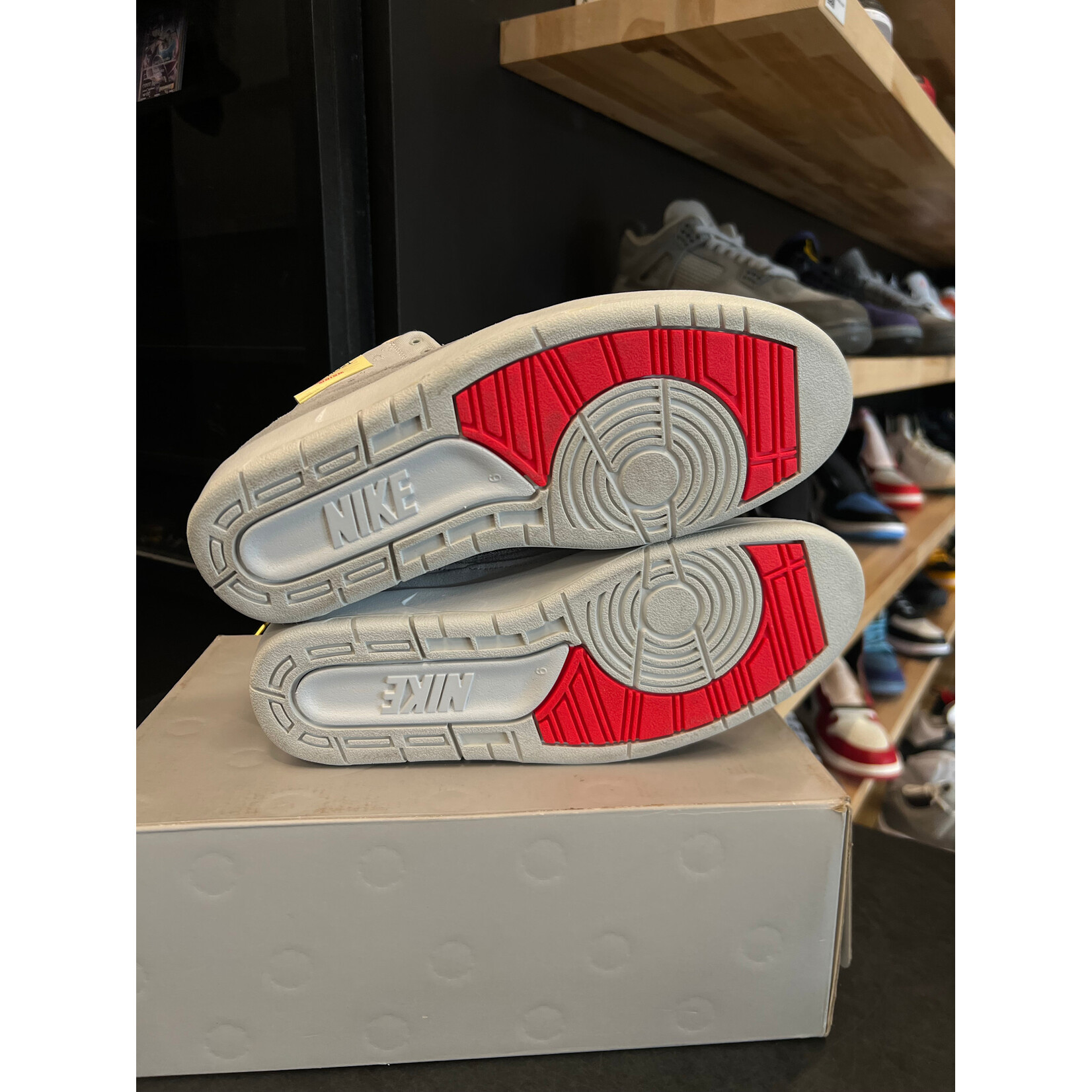 Jordan Jordan 2 Retro SP Union Grey Fog Size 9, PREOWNED