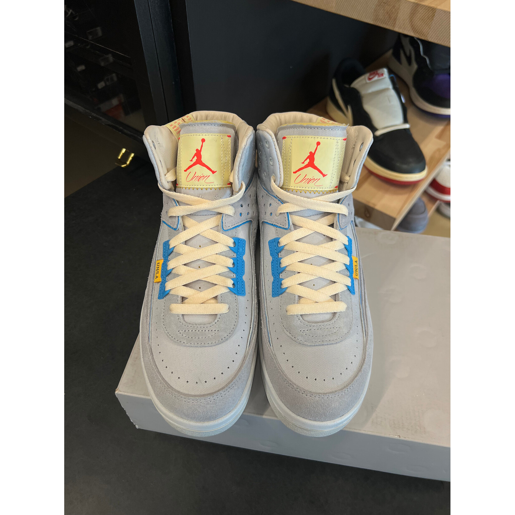 Jordan Jordan 2 Retro SP Union Grey Fog Size 9, PREOWNED