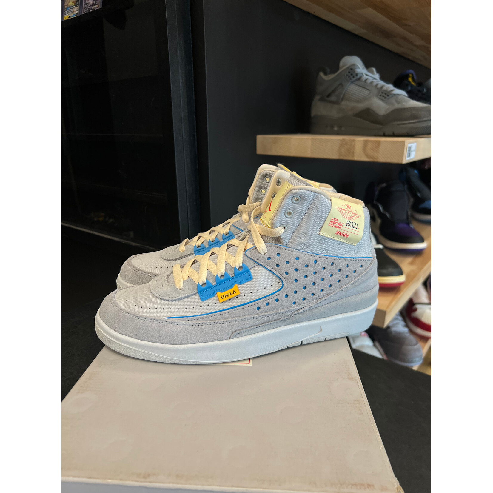 Jordan Jordan 2 Retro SP Union Grey Fog Size 9, PREOWNED