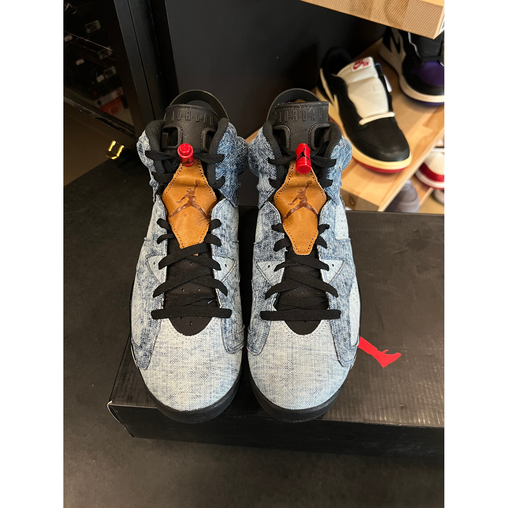 Jordan Jordan 6 Retro Washed Denim Size 9.5, PREOWNED