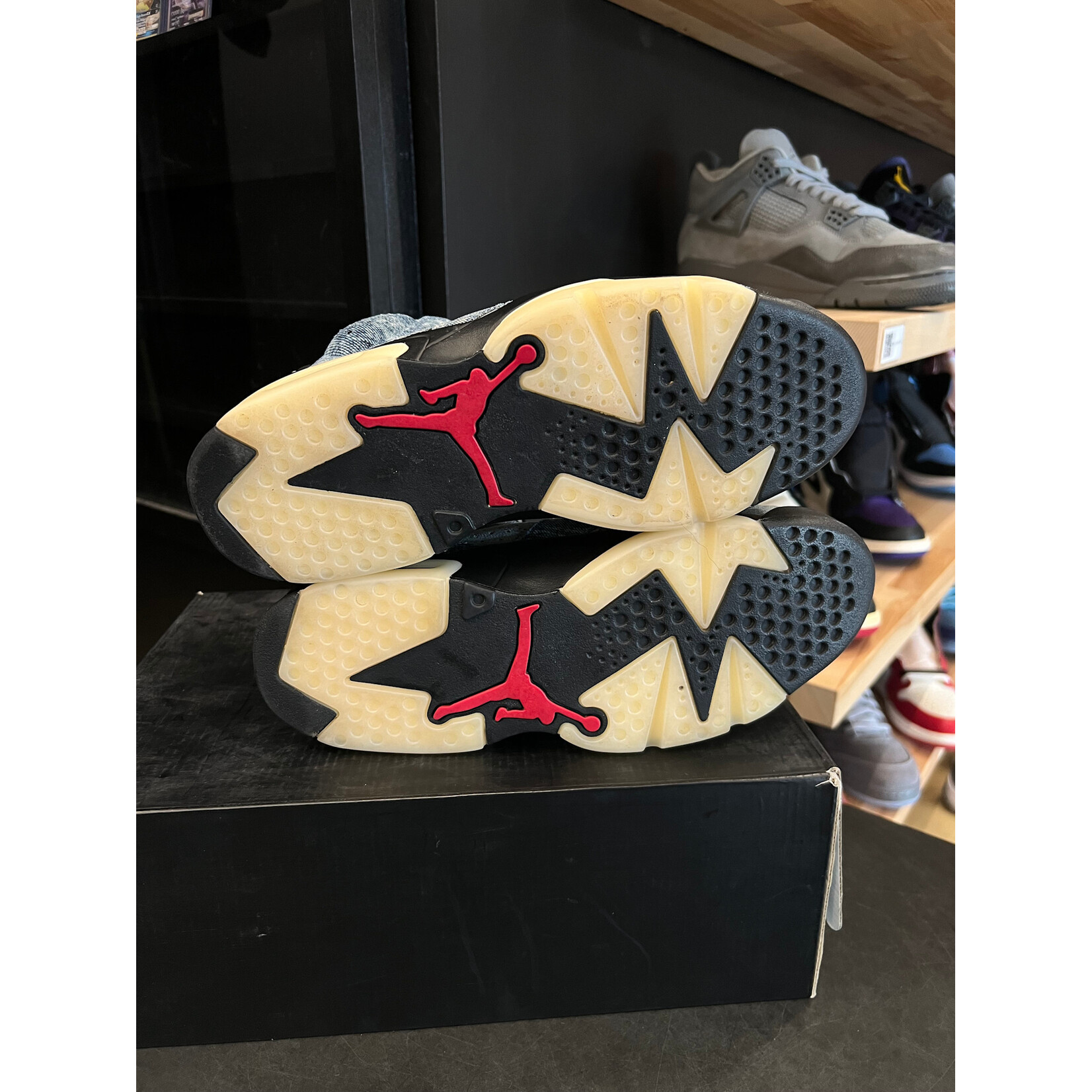 Jordan Jordan 6 Retro Washed Denim Size 9.5, PREOWNED