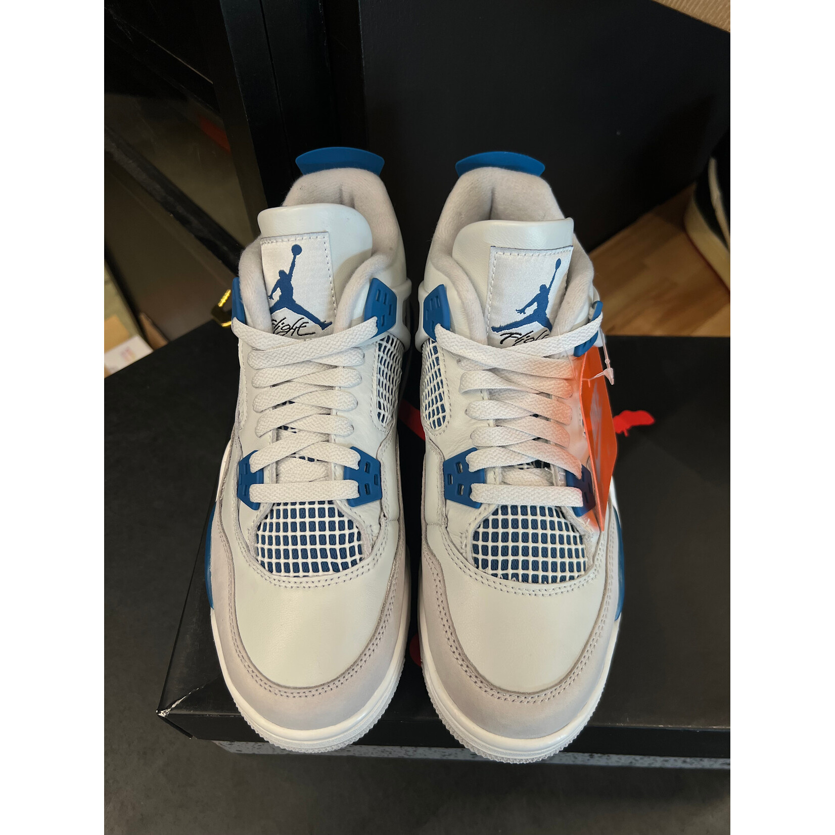 Jordan Jordan 4 Retro Military Blue (2024) (GS) Size 5.5, PREOWNED PADS TRIED ON