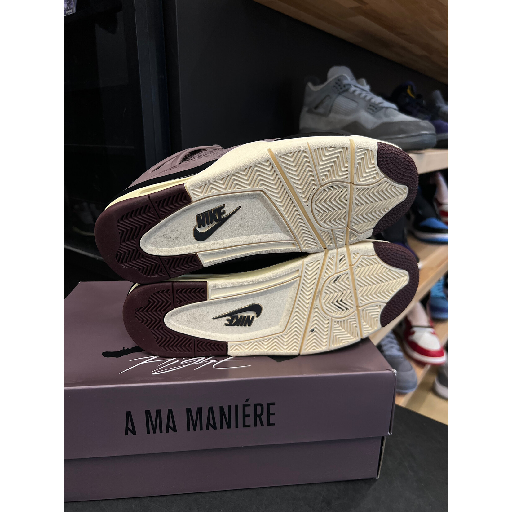Jordan Jordan 4 Retro SPA Ma Maniére Violet Ore Size 10.5, PREOWNED