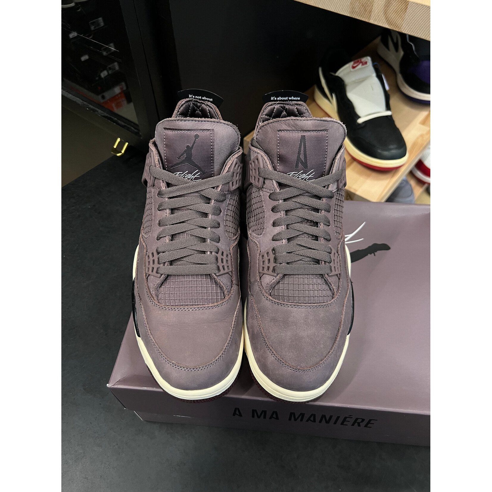 Jordan Jordan 4 Retro SPA Ma Maniére Violet Ore Size 10.5, PREOWNED