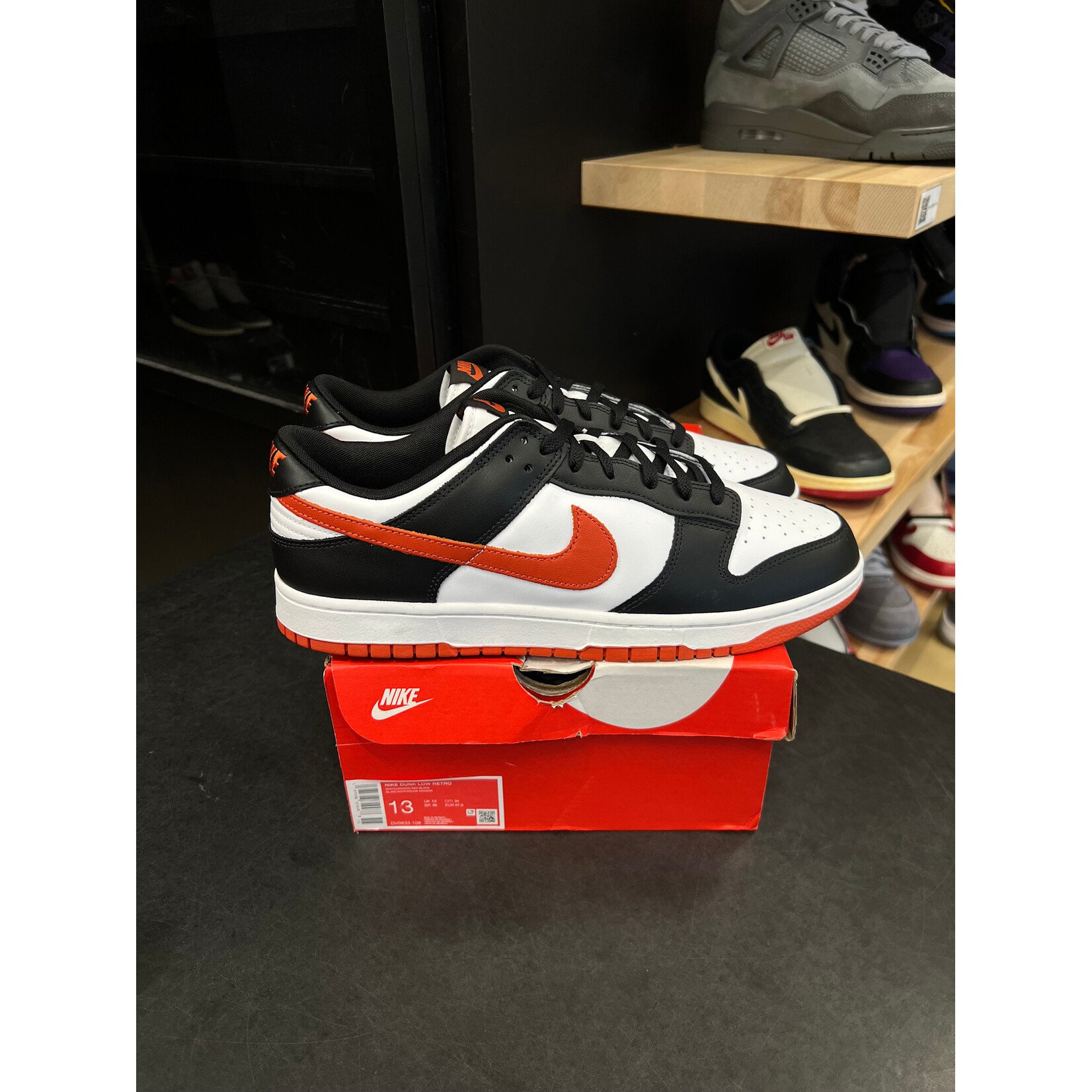 Nike Nike Dunk Low Retro Dragon Red Size 13, PREOWNED TRIED ON