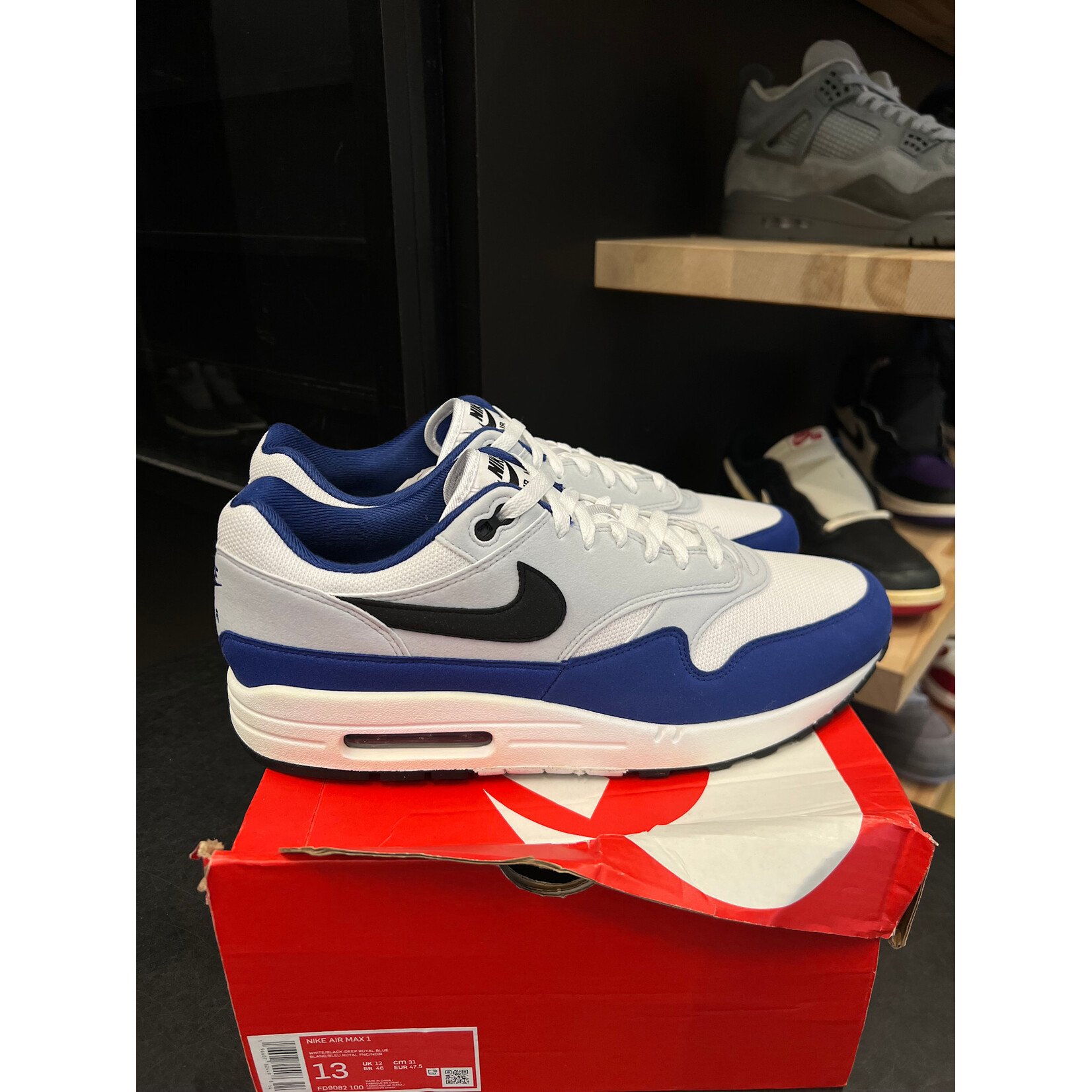 Nike Nike Air Max 1 Deep Royal Blue Size 13, PREOWNED