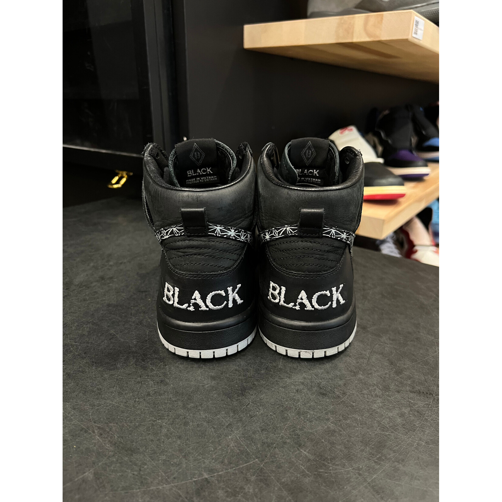 Nike Nike SB Dunk High Black Bar Size 10.5, PREOWNED