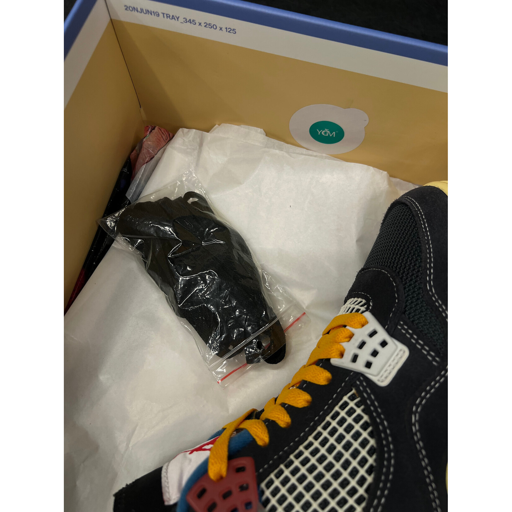 Jordan Jordan 4 Retro Union Off Noir Size 10, PREOWNED