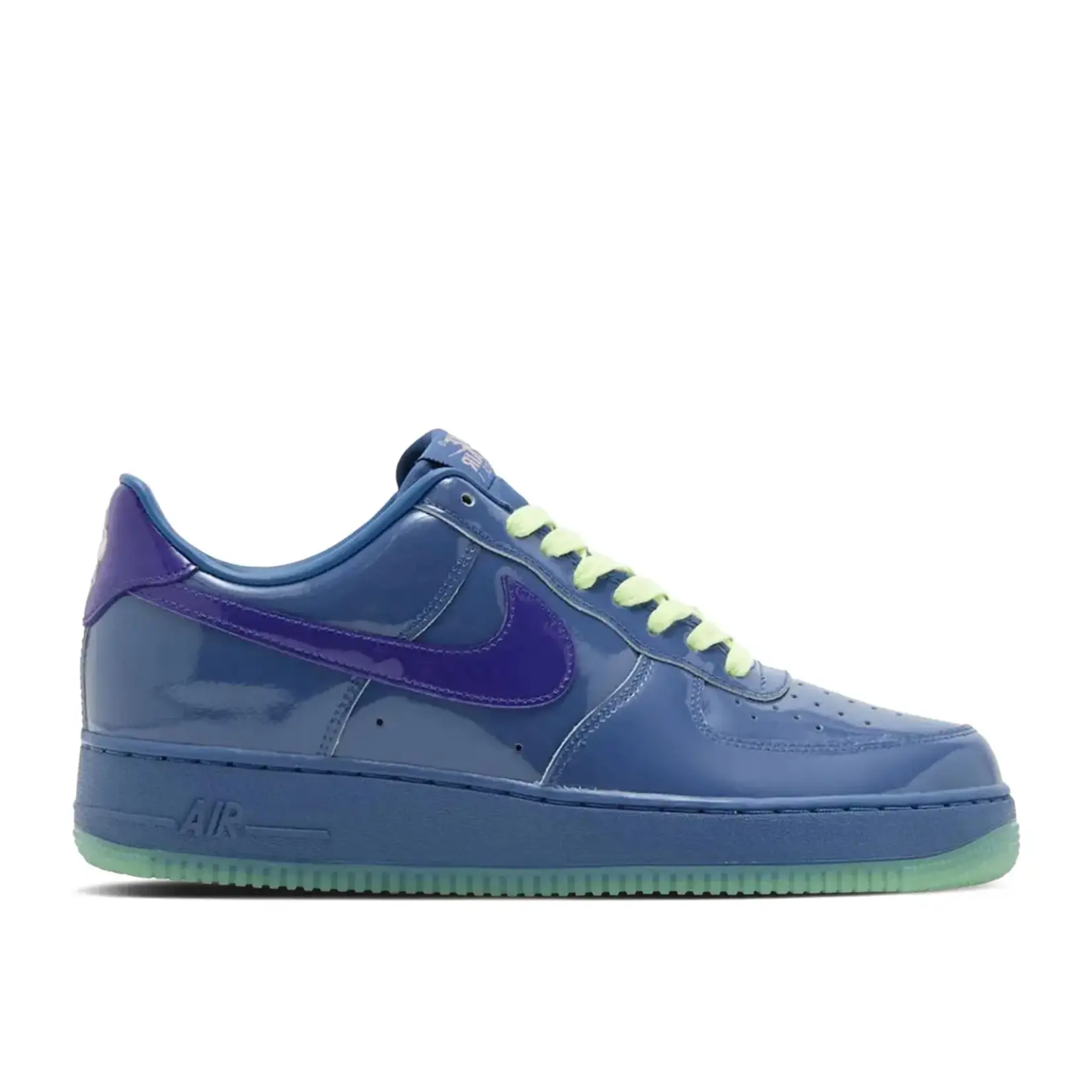 Nike Nike Air Force 1 Low Patent Leather Mystic Navy Grape Ice Size 11.5, DS BRAND NEW