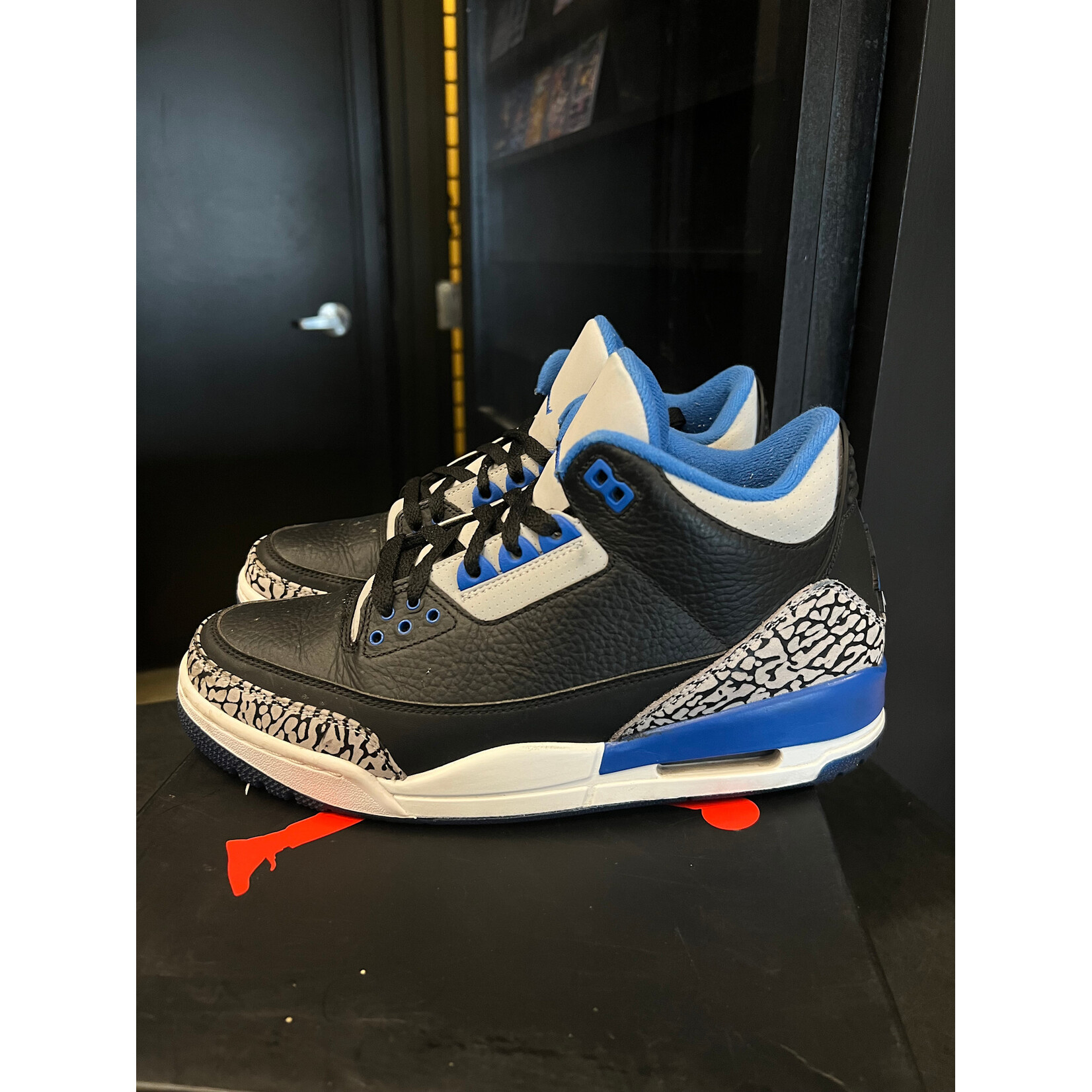 Jordan Jordan 3 Retro Sport Blue Size 9, PREOWNED