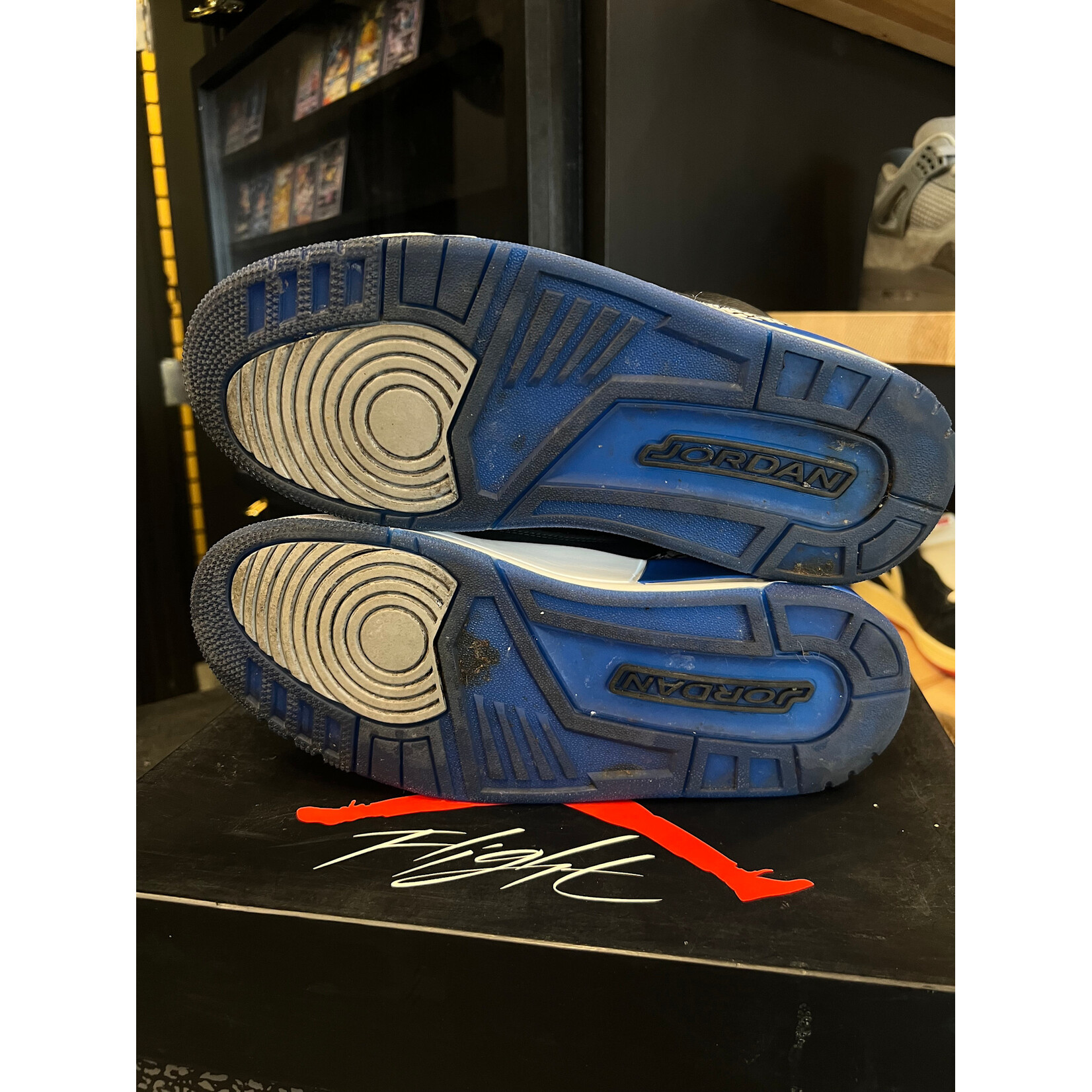 Jordan Jordan 3 Retro Sport Blue Size 9, PREOWNED