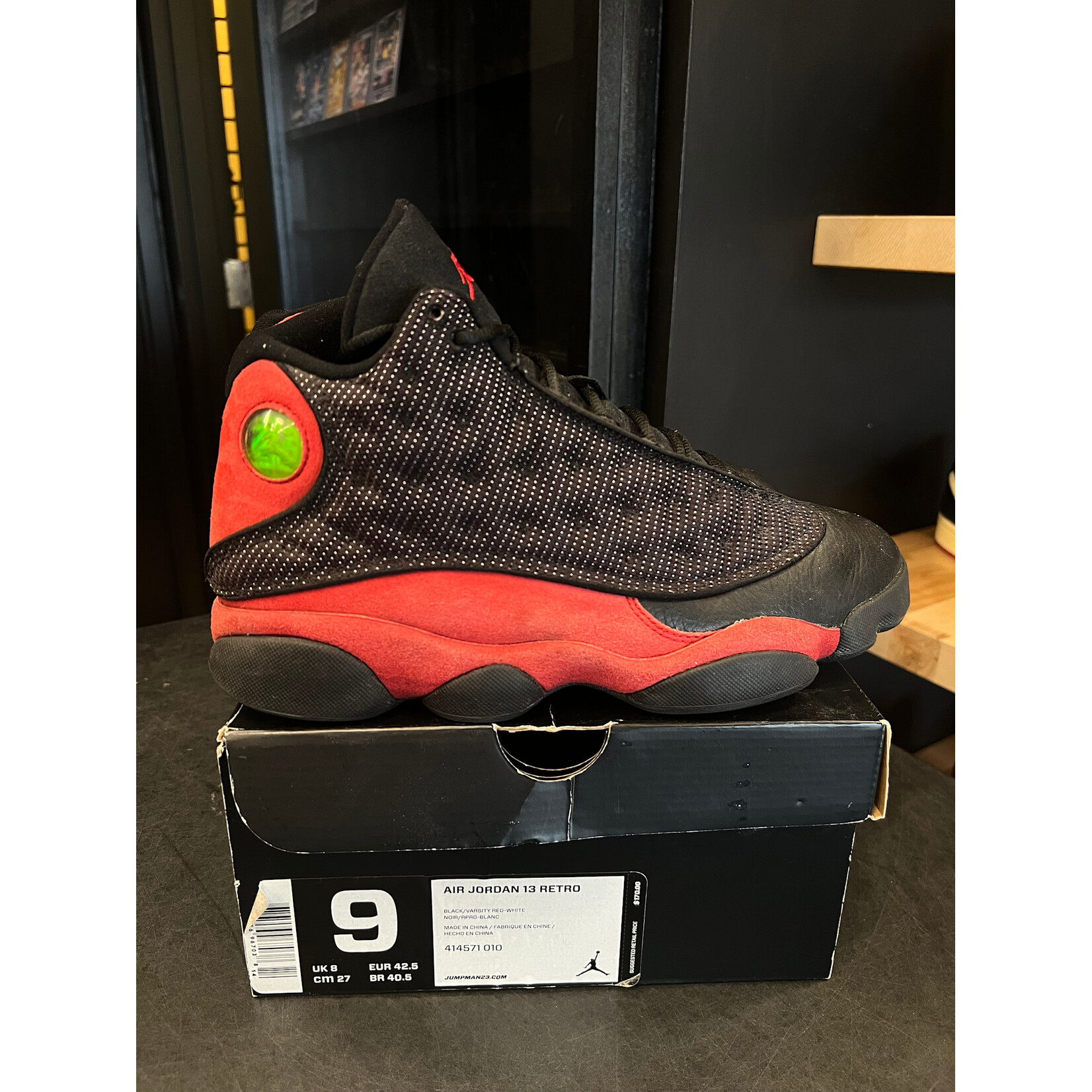 Jordan Jordan 13 Retro Bred (2017) Size 9, PREOWNED