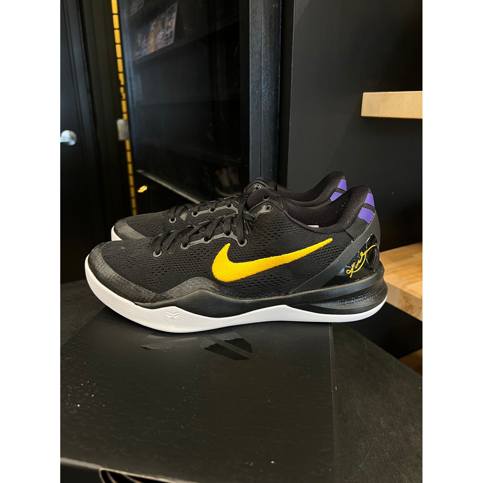 Nike Nike Kobe 8 Protro Lakers Away Size 7.5, PREOWNED