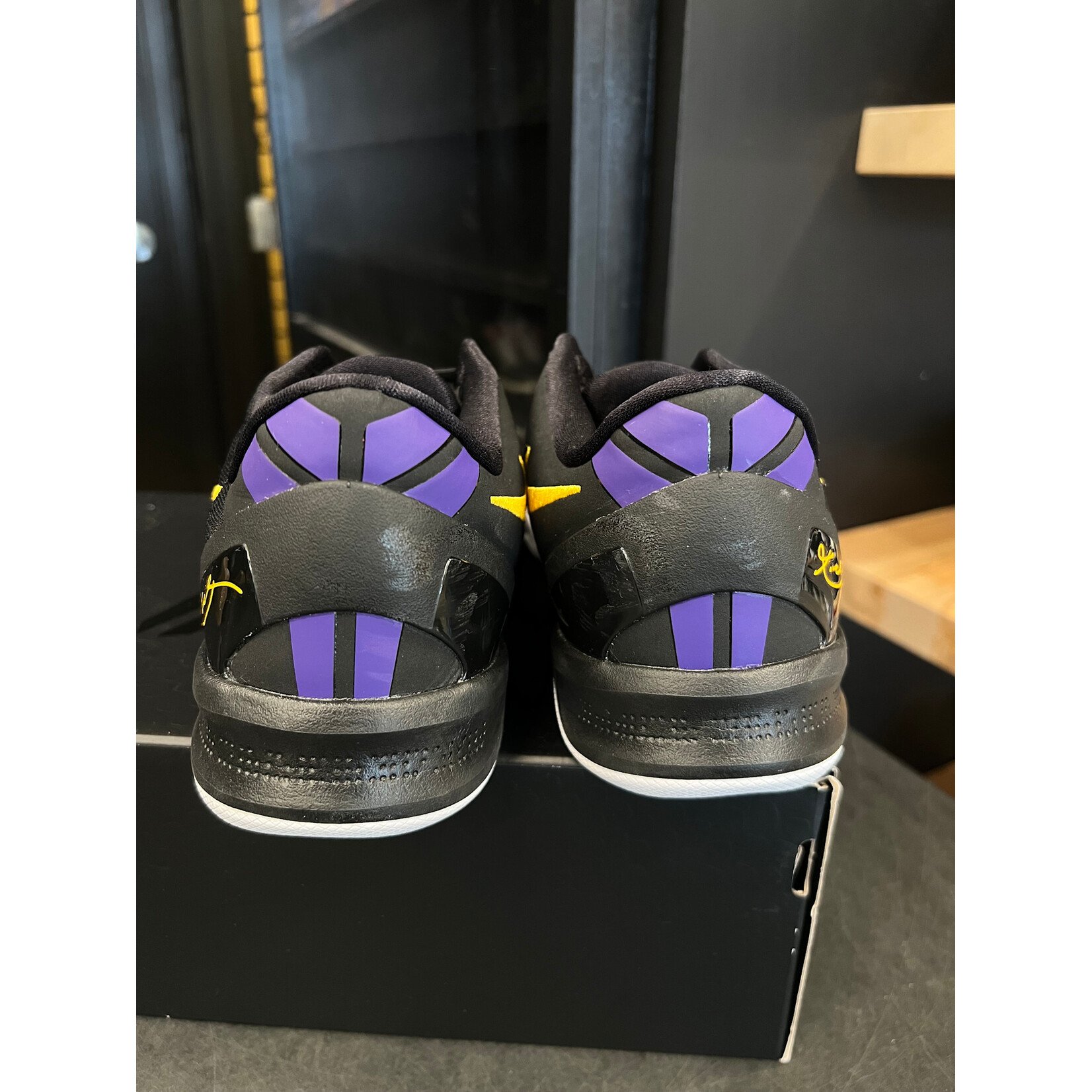 Nike Nike Kobe 8 Protro Lakers Away Size 7.5, PREOWNED