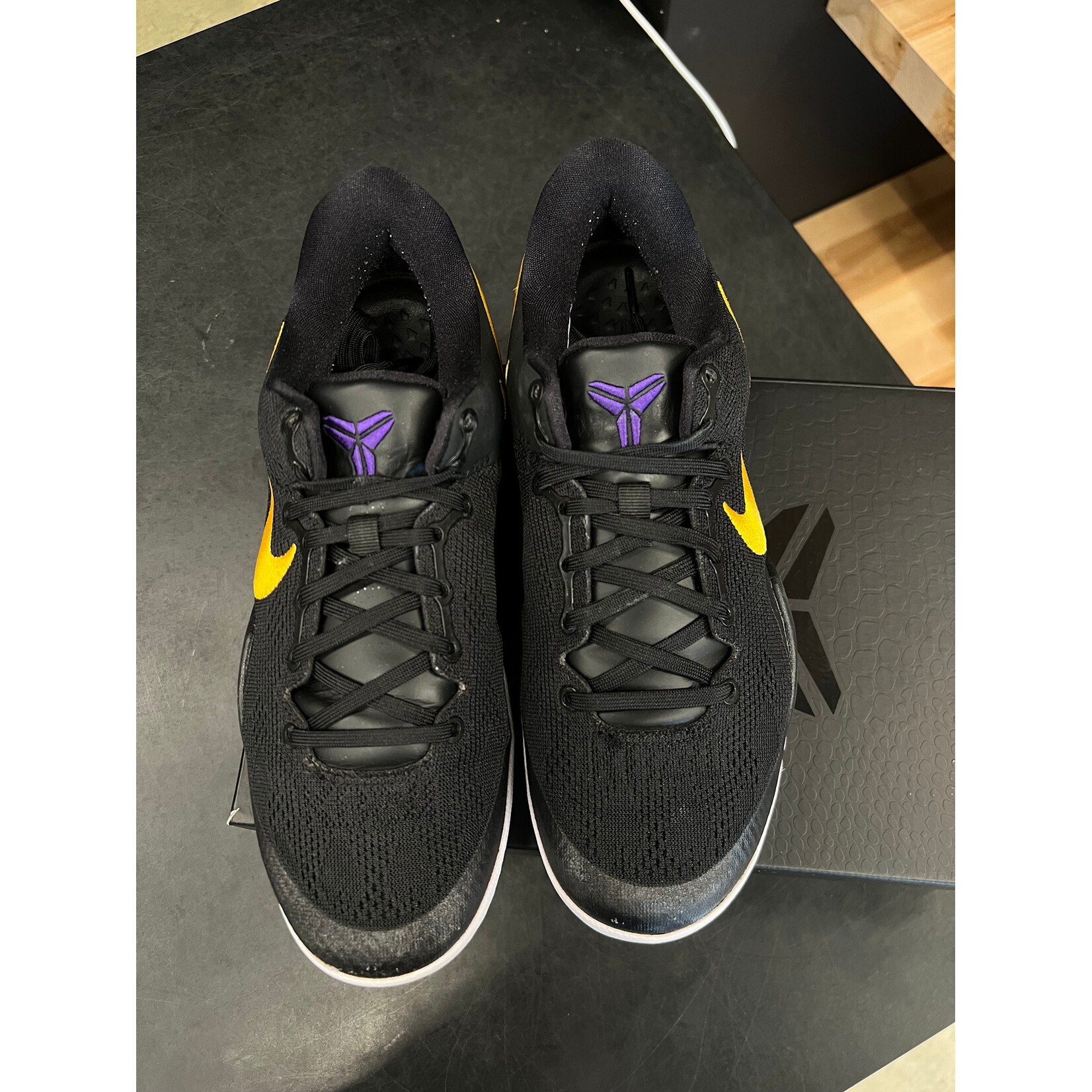 Nike Nike Kobe 8 Protro Lakers Away Size 7.5, PREOWNED