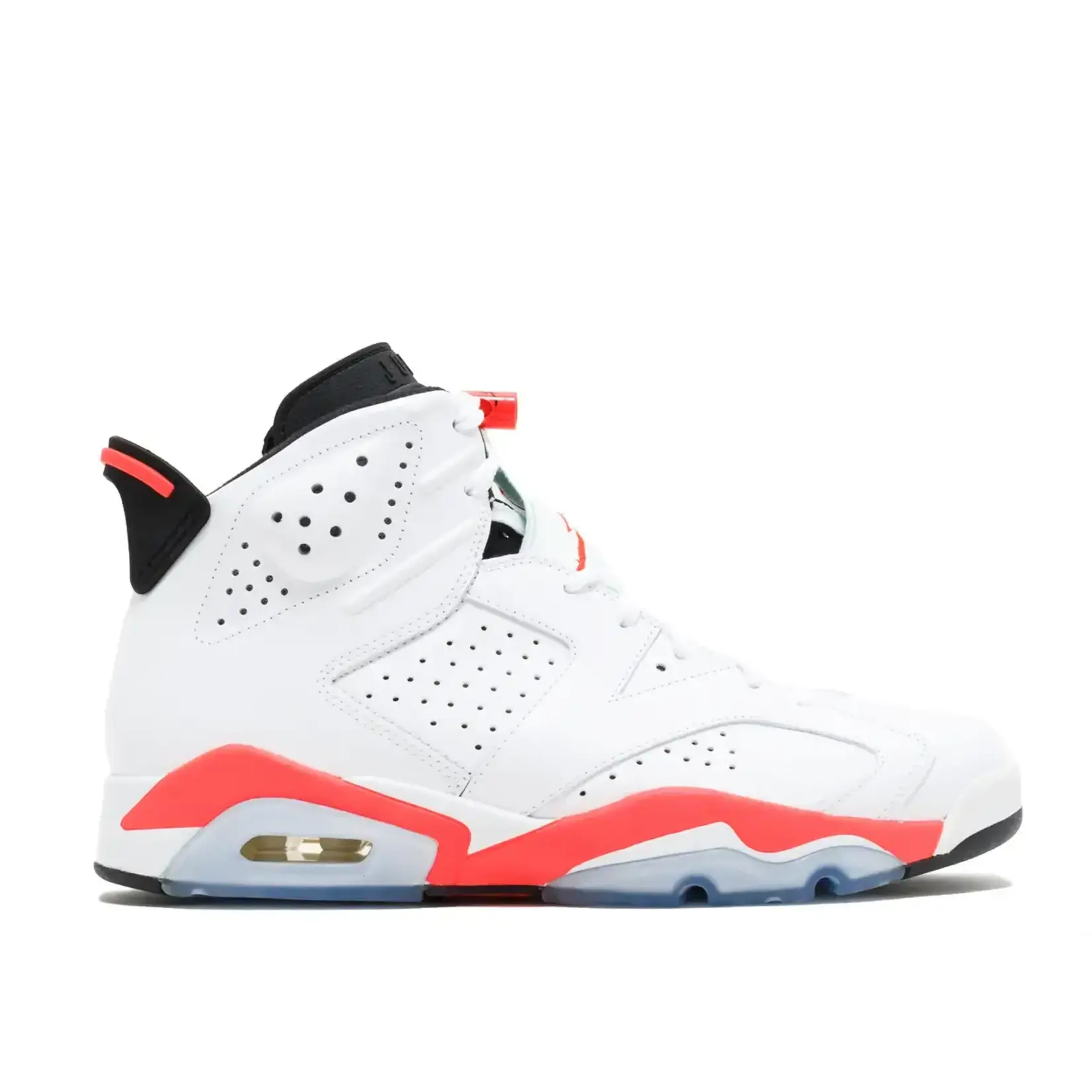Jordan Jordan 6 Retro Infrared White (2014) Size 9, DS BRAND NEW YELLOW BOTTOM