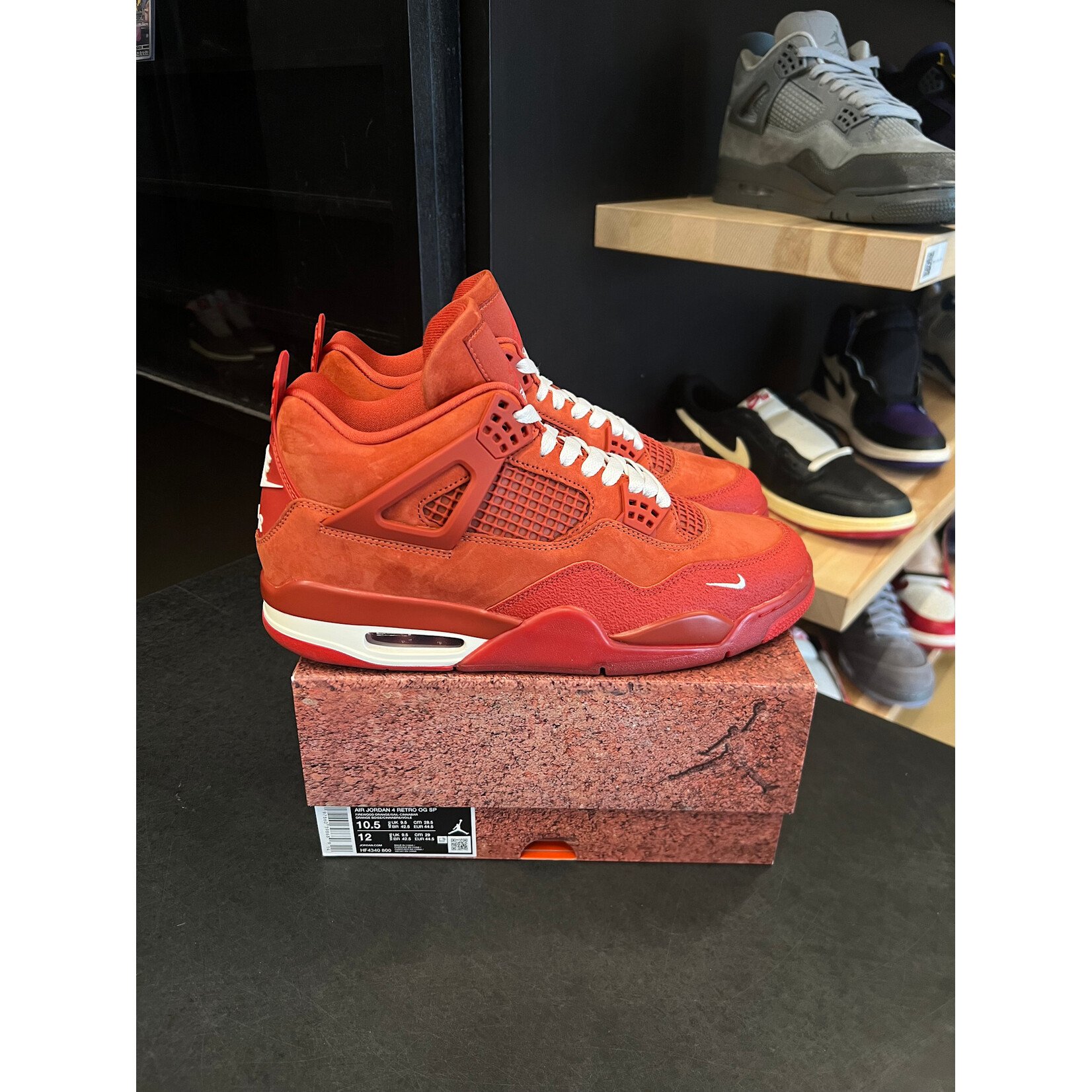 Jordan Jordan 4 Retro OG SP Nigel Sylvester Brick by Brick Size 10.5, PREOWNED