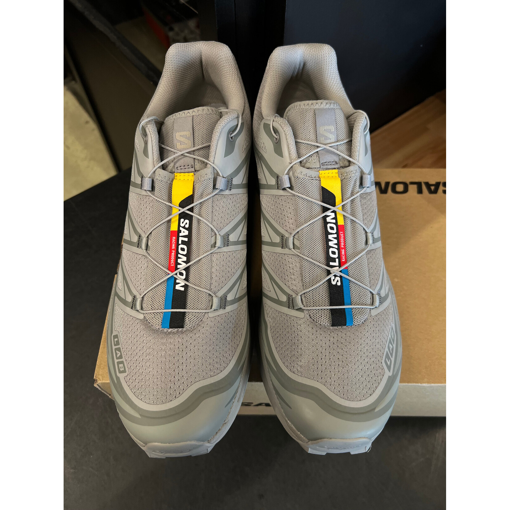 Salomon Salomon XT-6 Ghost Grey Size 13, PREOWNED