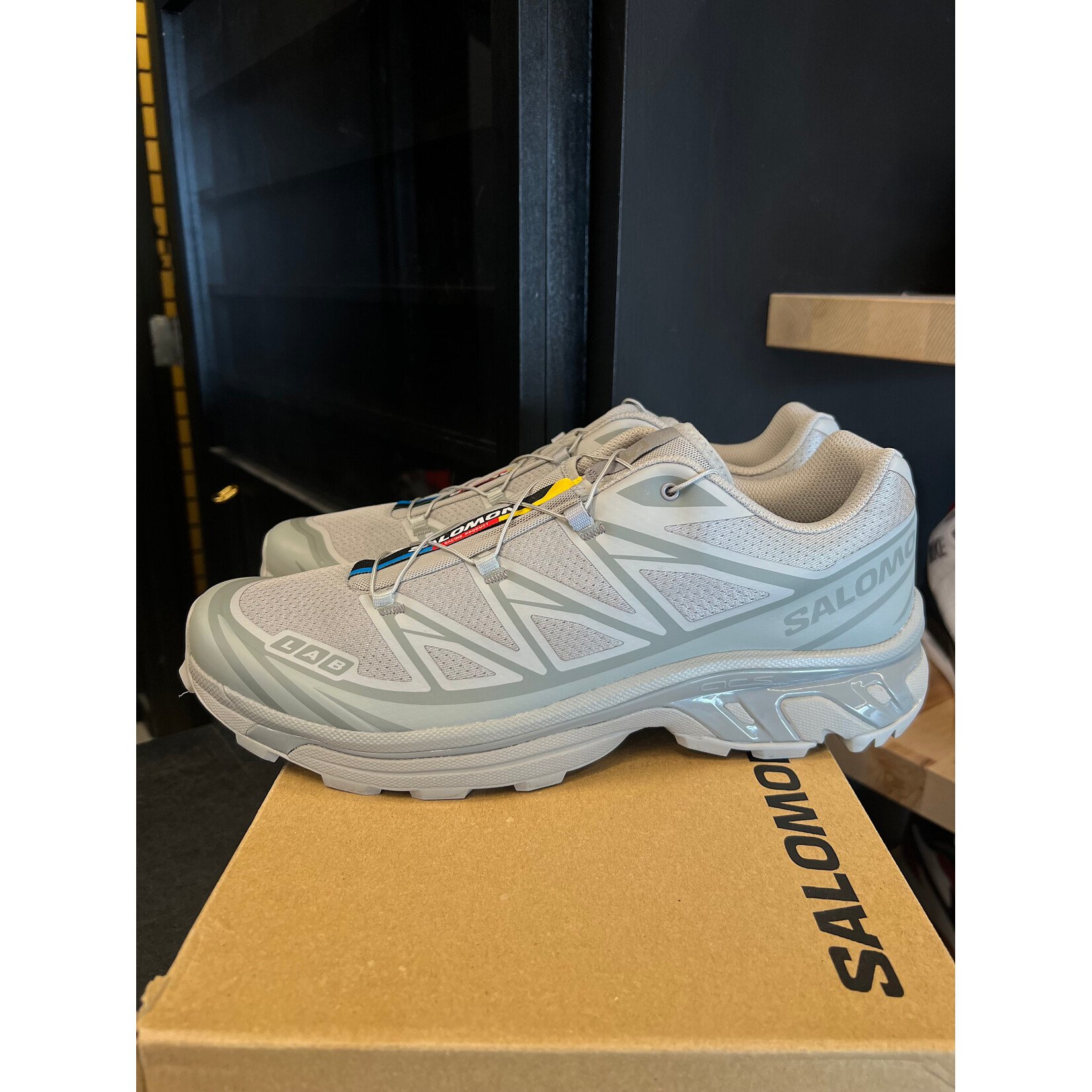 Salomon Salomon XT-6 Ghost Grey Size 13, PREOWNED